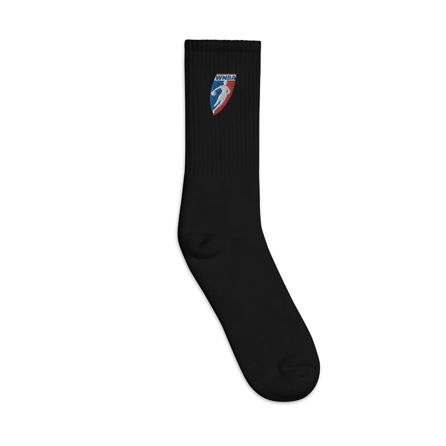 Retro WNBA Logo Embroidered Socks