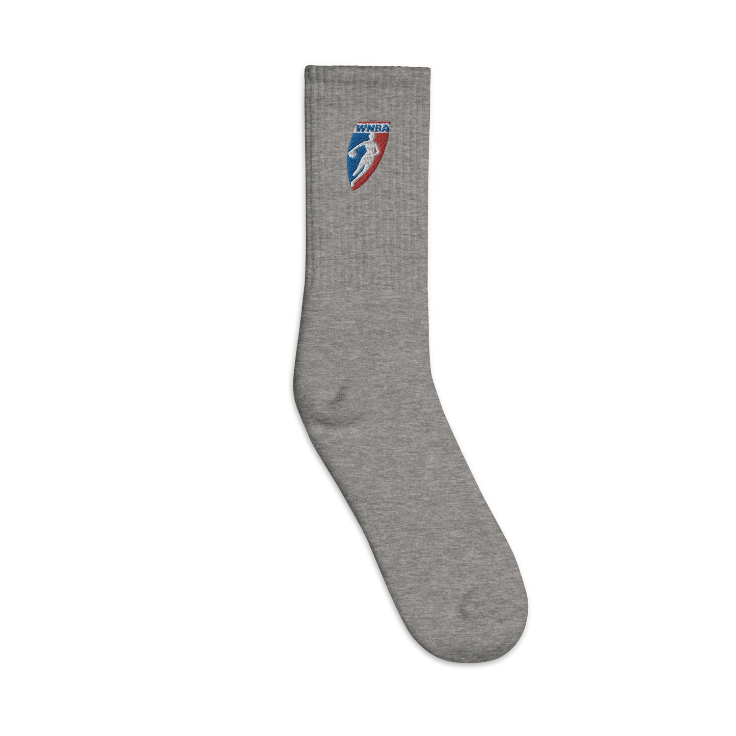 Retro WNBA Logo Embroidered Socks