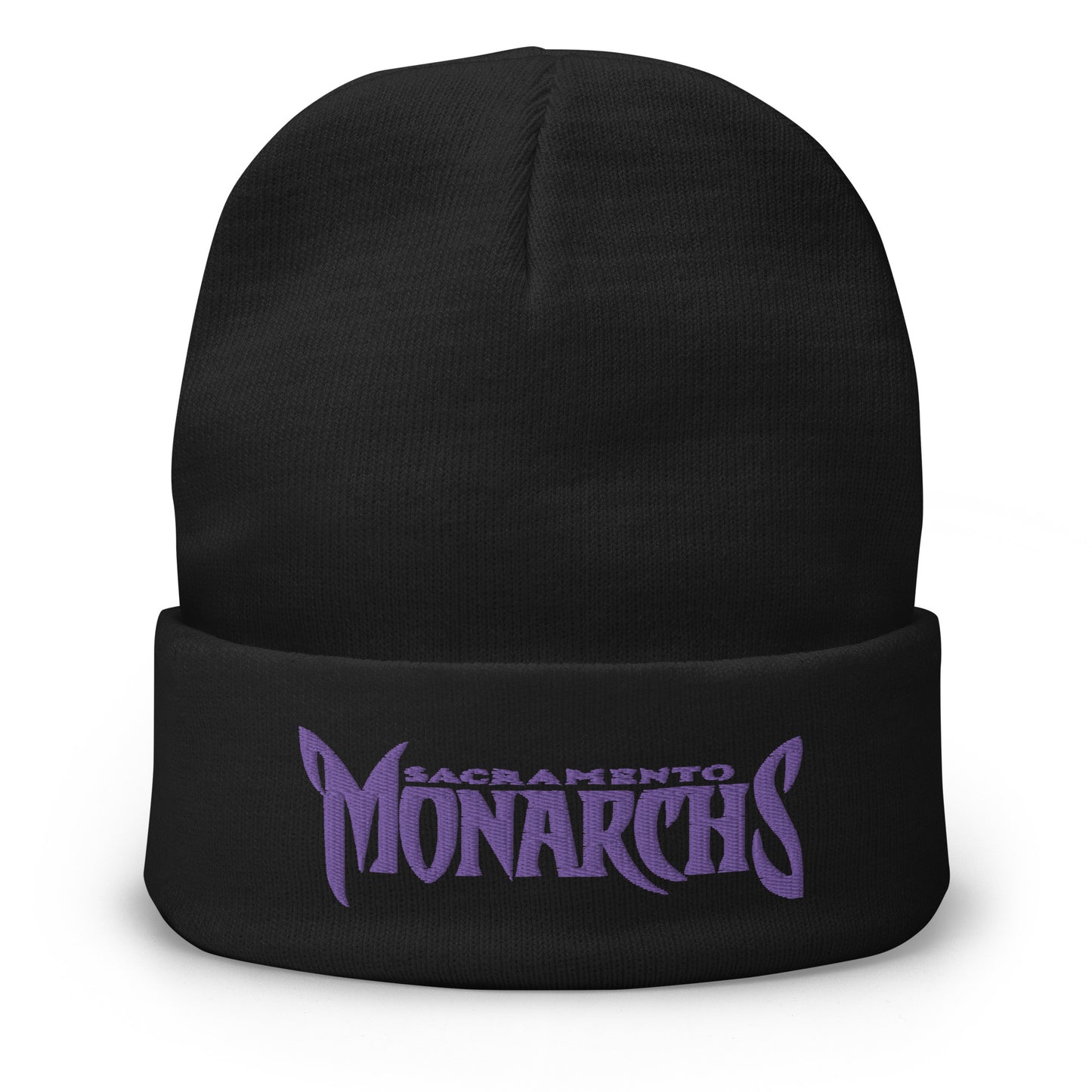 Retro Sacramento Monarchs Embroidered Beanie