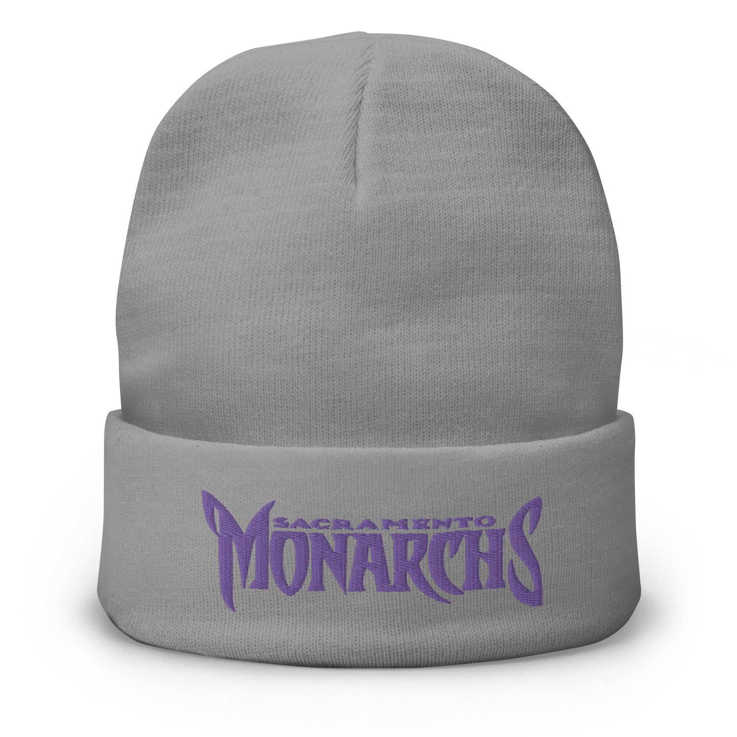 Retro Sacramento Monarchs Embroidered Beanie