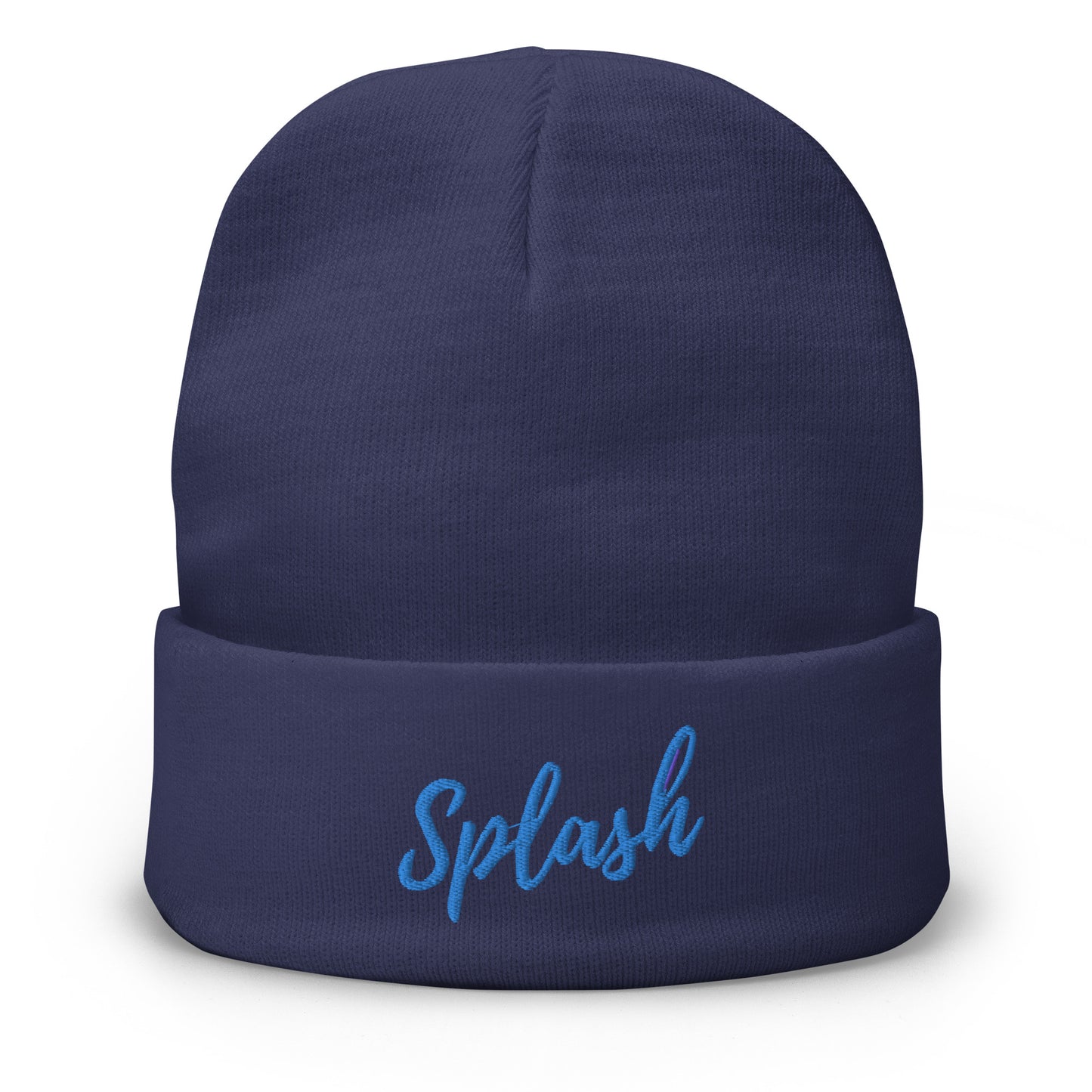 Splash Embroidered Beanie