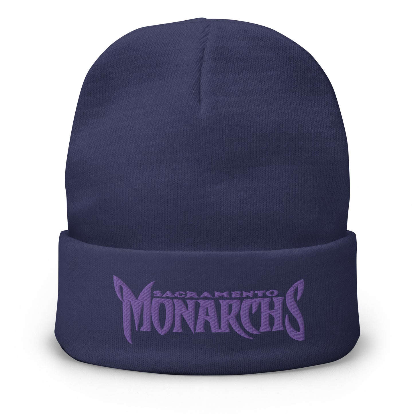 Retro Sacramento Monarchs Embroidered Beanie