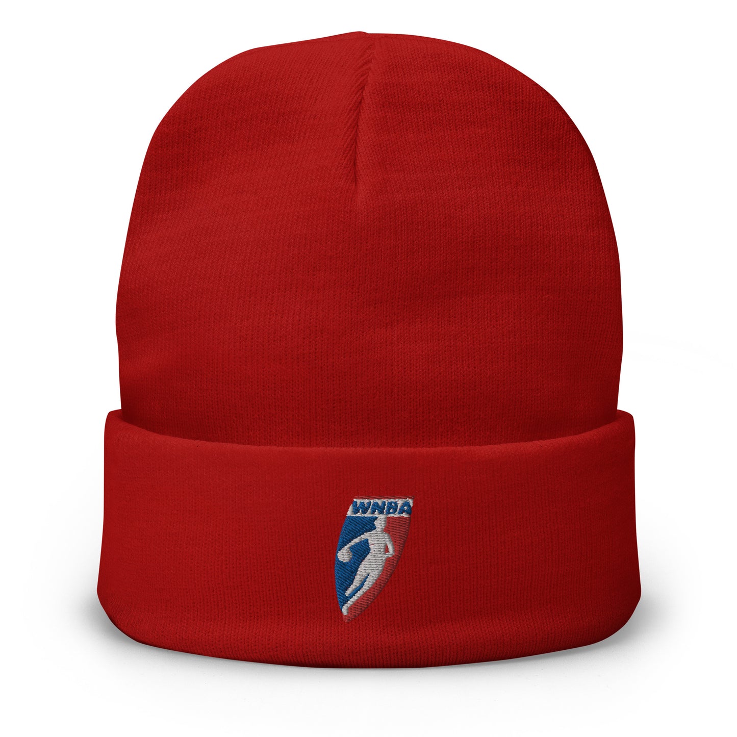 Retro WNBA Logo Embroidered Beanie V1