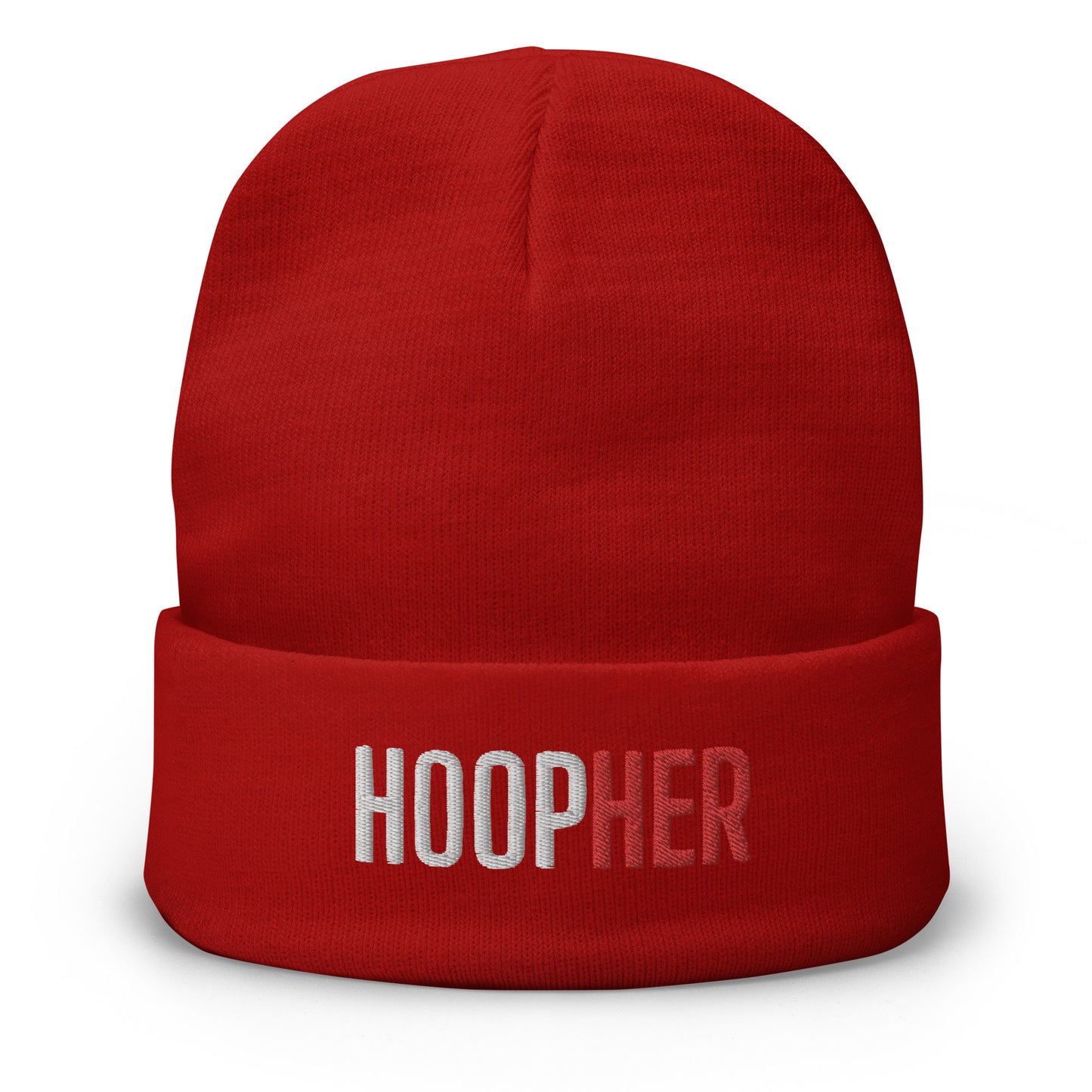 "HOOPHER" Embroidered Beanie V6