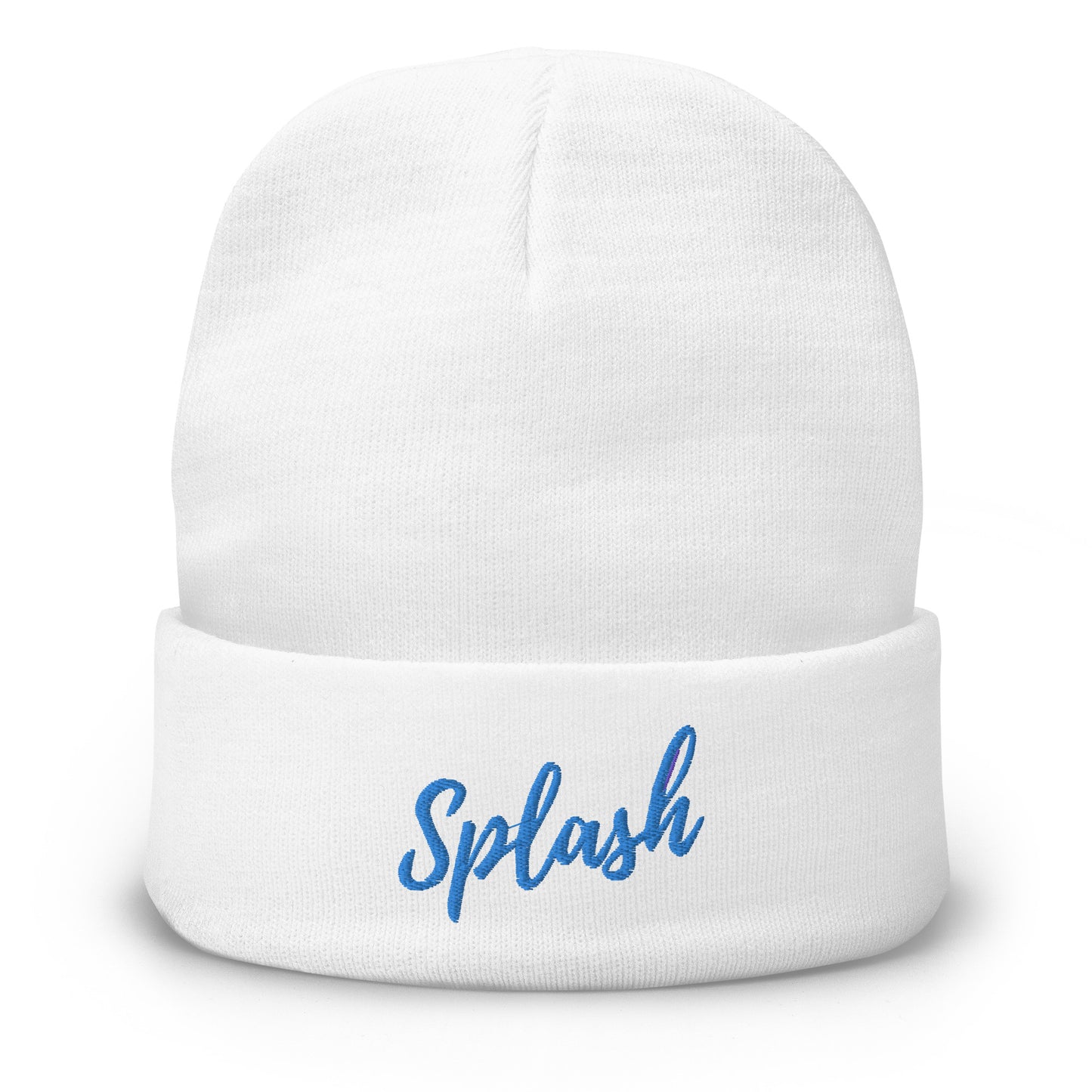 Splash Embroidered Beanie