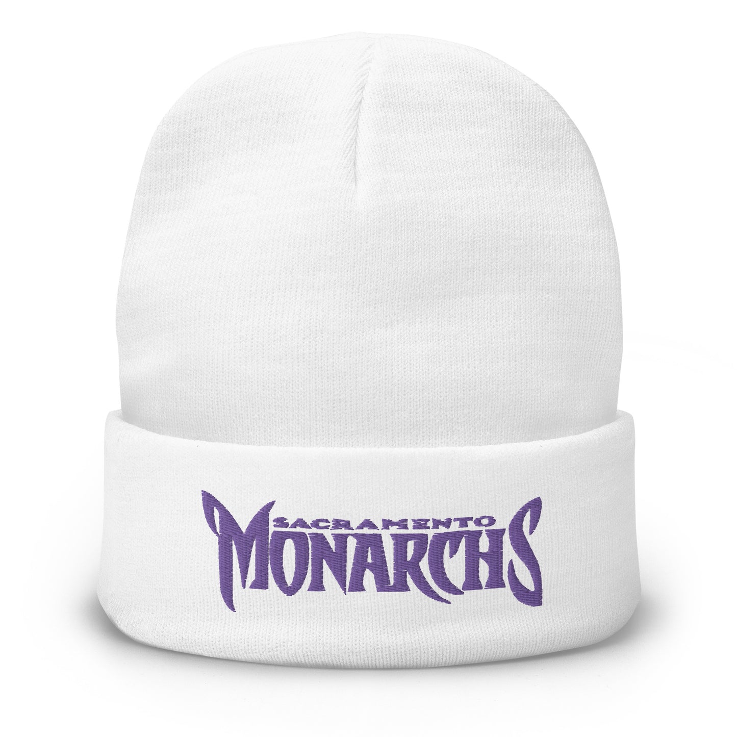 Retro Sacramento Monarchs Embroidered Beanie
