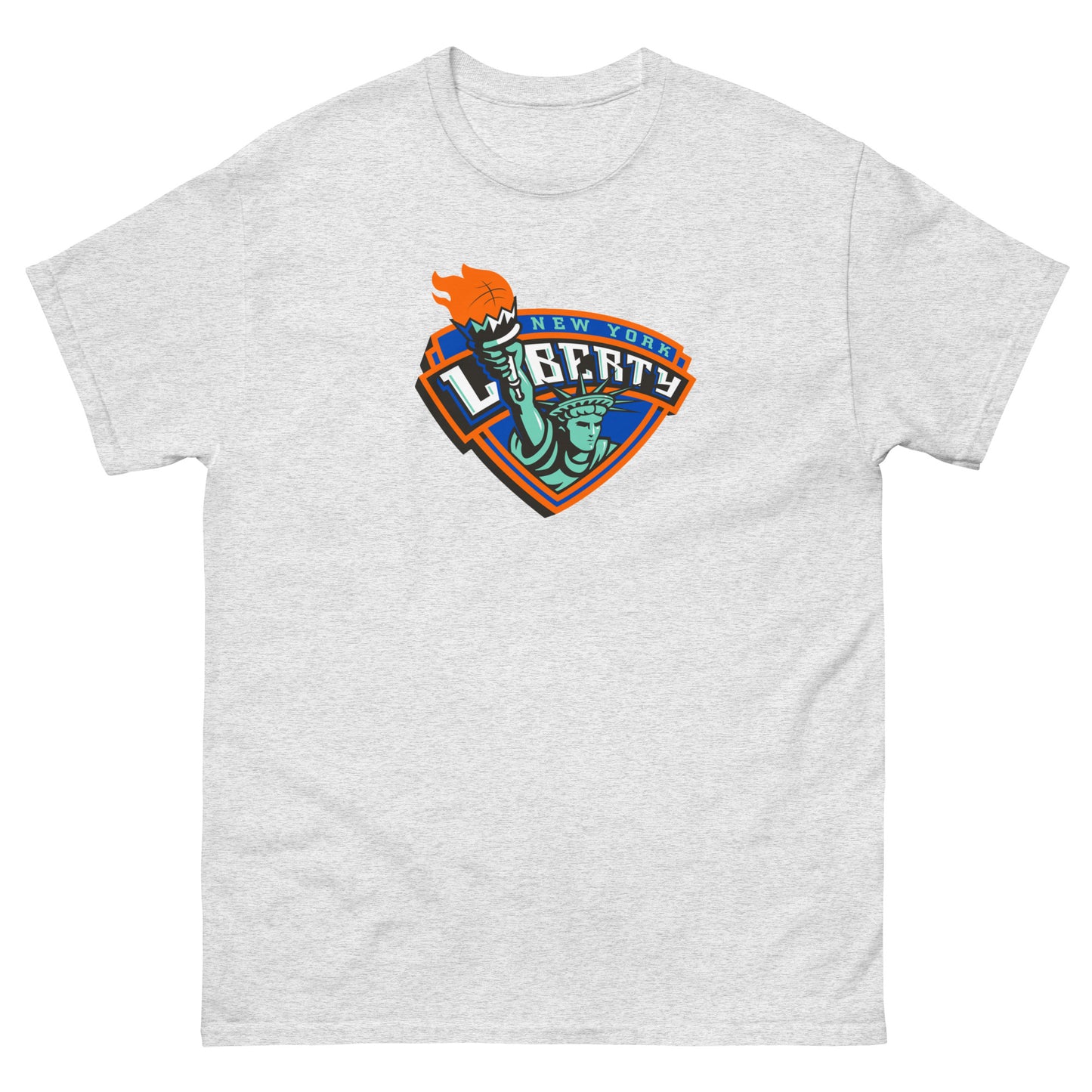 Retro New York Liberty Center Logo Classic Tee