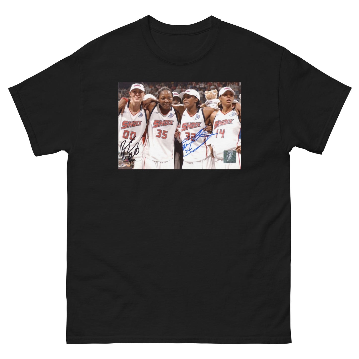 Retro Detroit Shock Autographed Championship Classic Tee