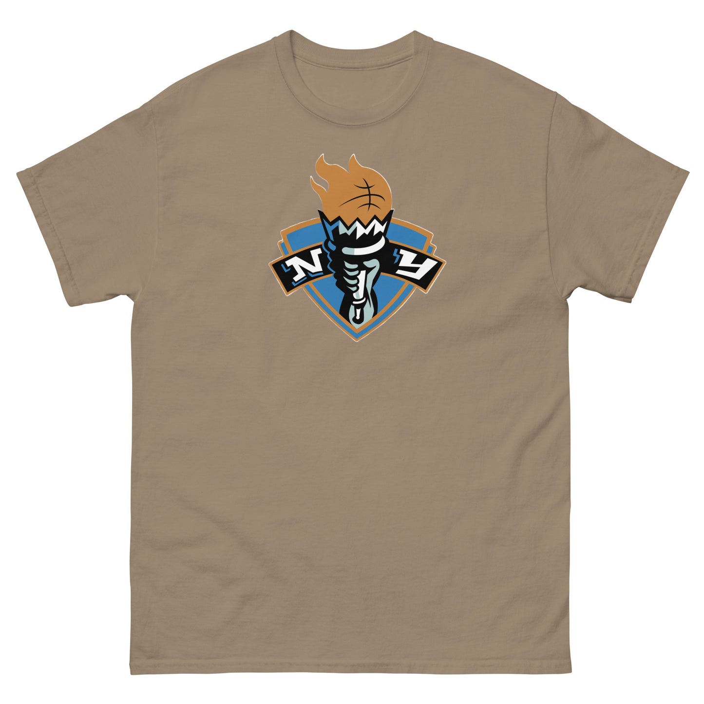 Retro New York Liberty Center Logo V2 Classic Tee