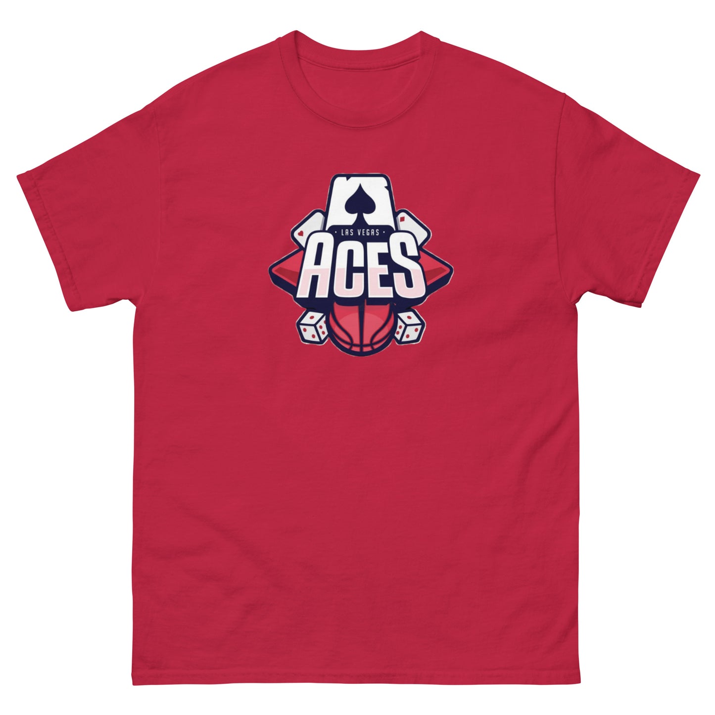 Retro Las Vegas Aces Center Logo Classic Tee