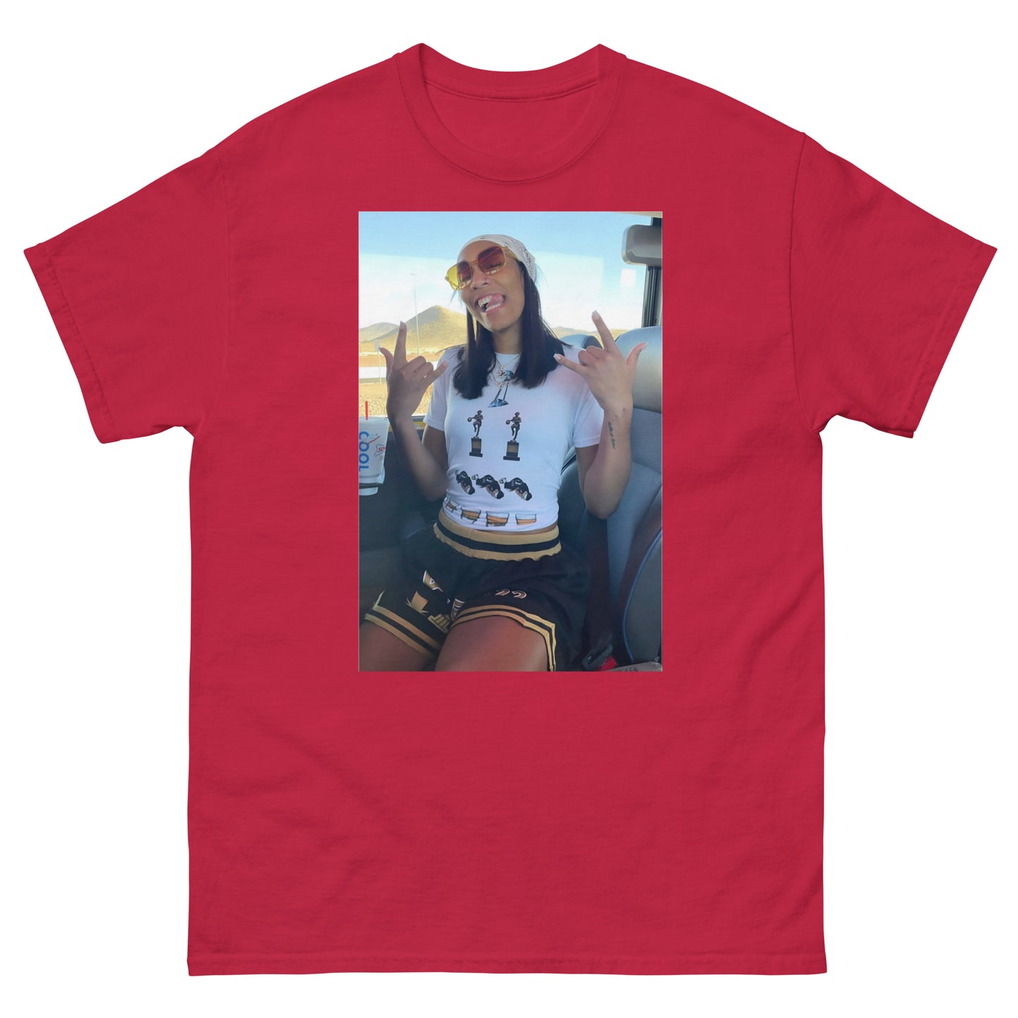 "4 Shots In" Aja Wilson Championship Celebration Classic Tee