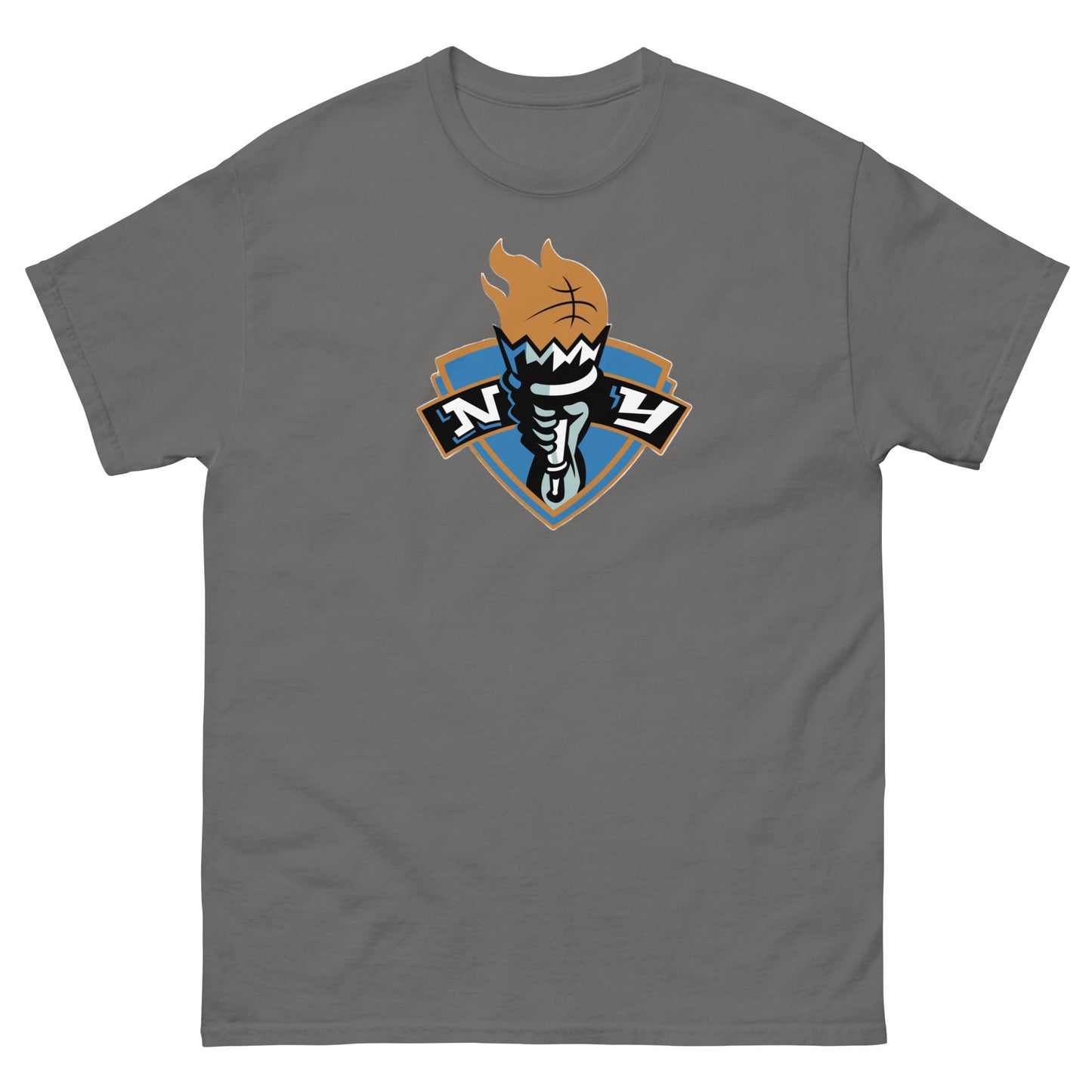 Retro New York Liberty Center Logo V2 Classic Tee