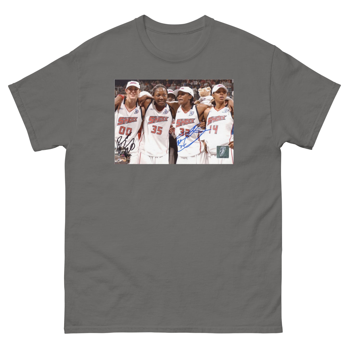 Retro Detroit Shock Autographed Championship Classic Tee