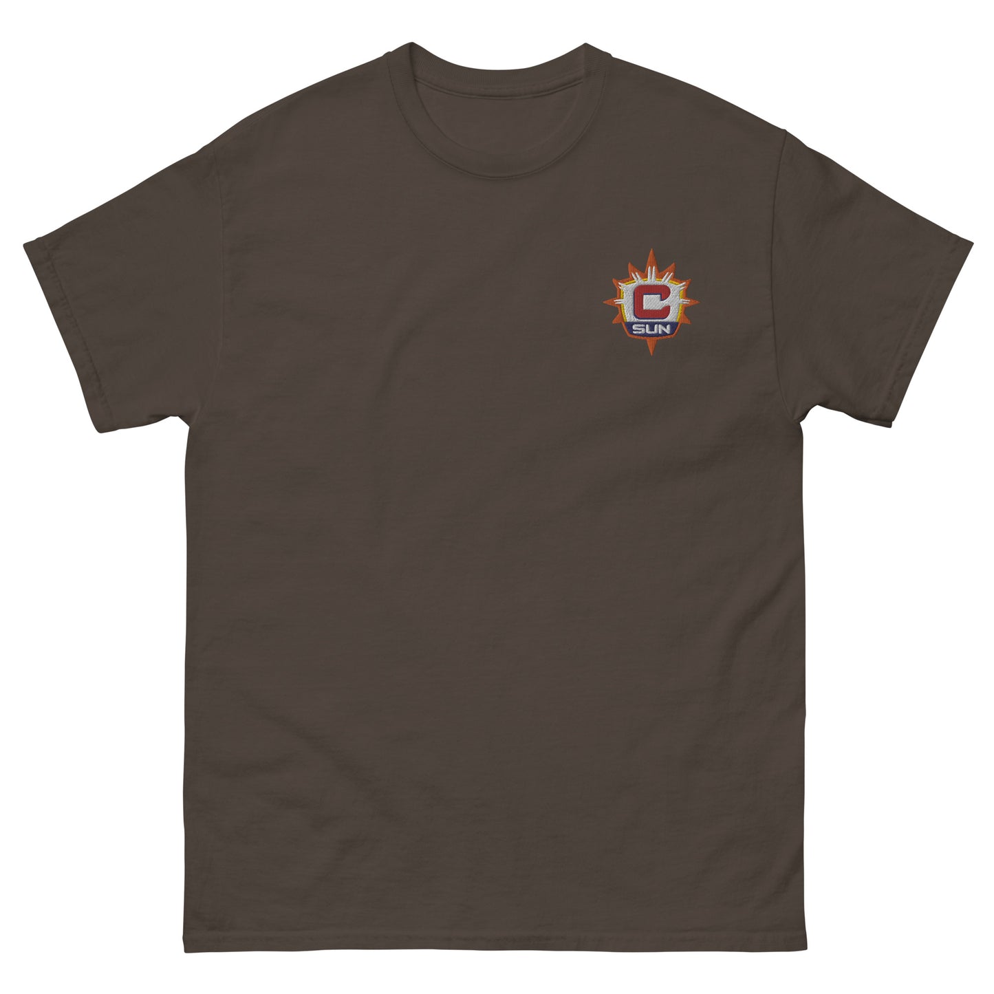 Retro Connecticut Sun Embroidered Classic Tee