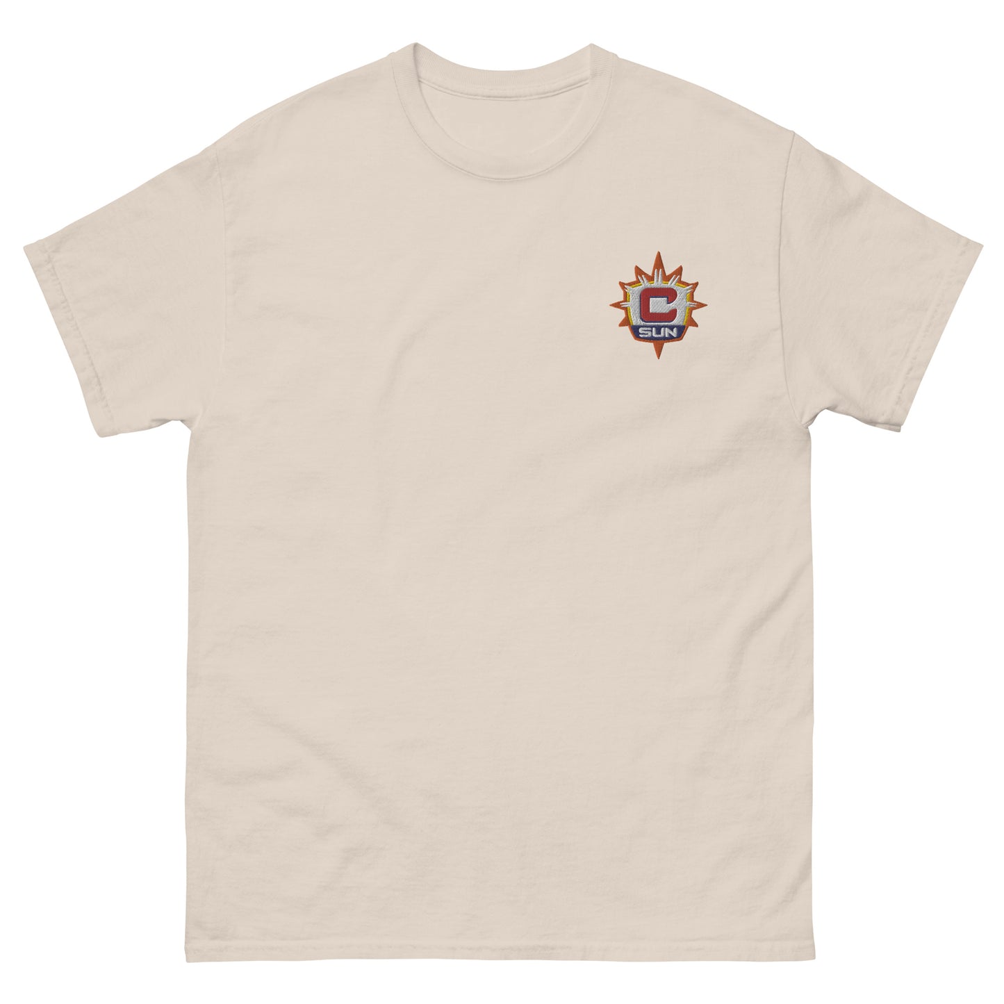 Retro Connecticut Sun Embroidered Classic Tee