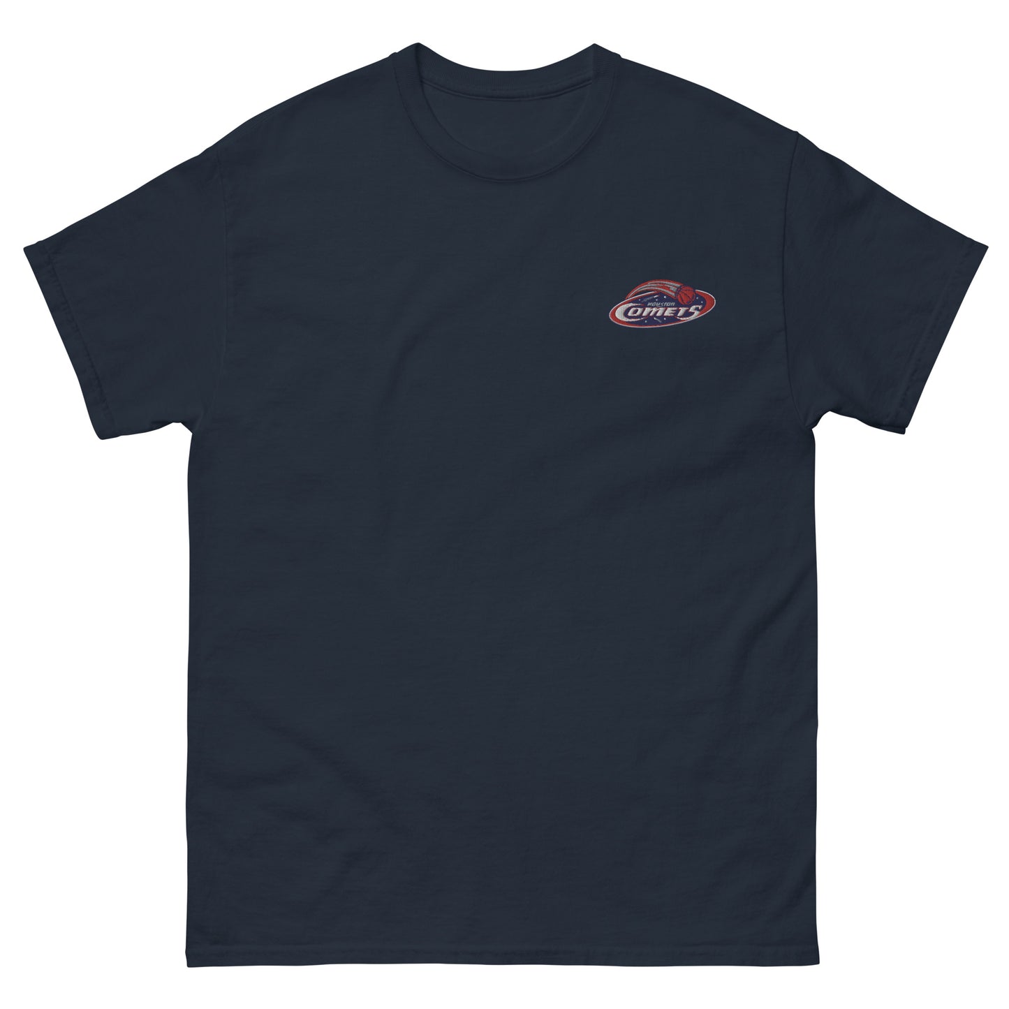 Retro Houston Comets Small Logo Embroidered Tee
