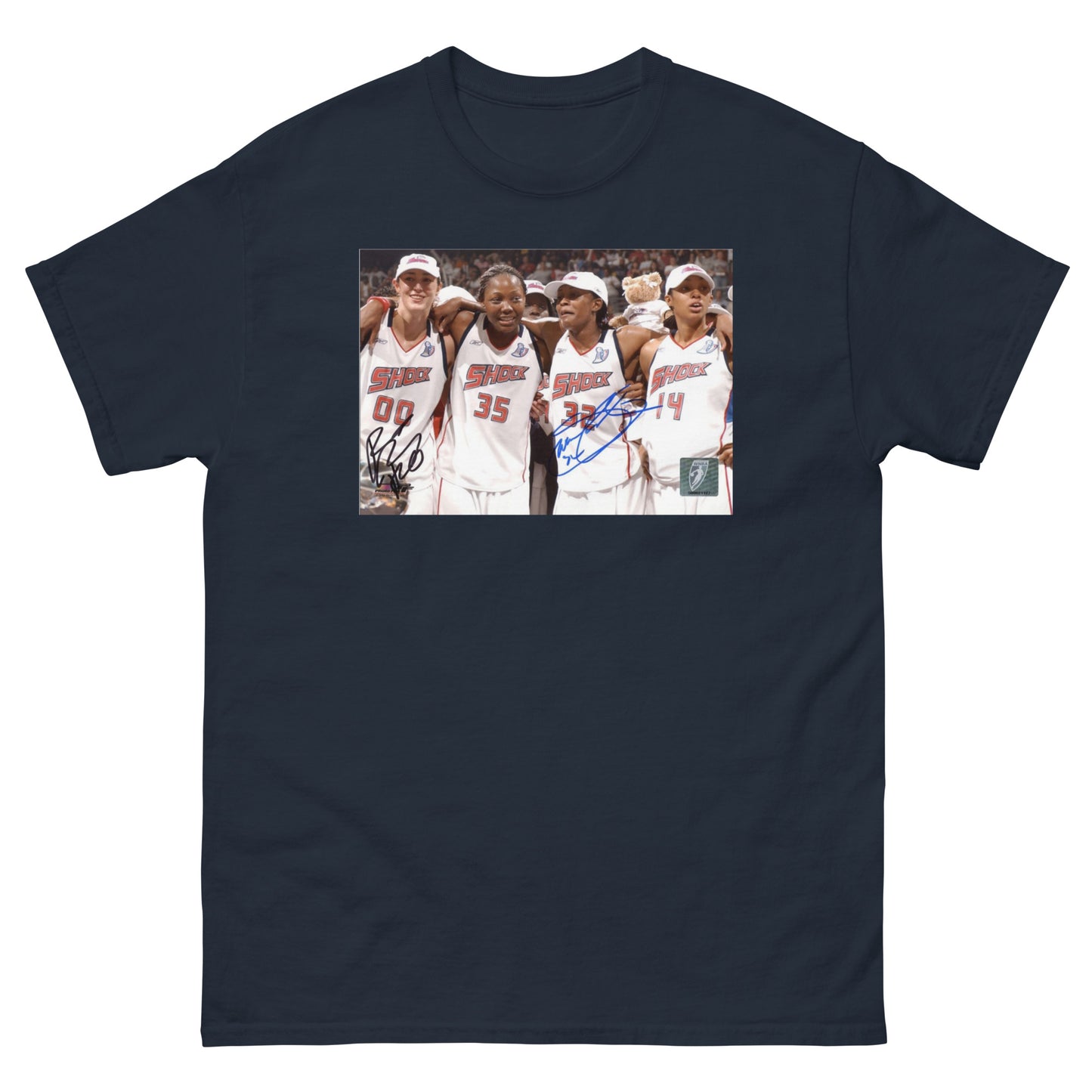 Retro Detroit Shock Autographed Championship Classic Tee