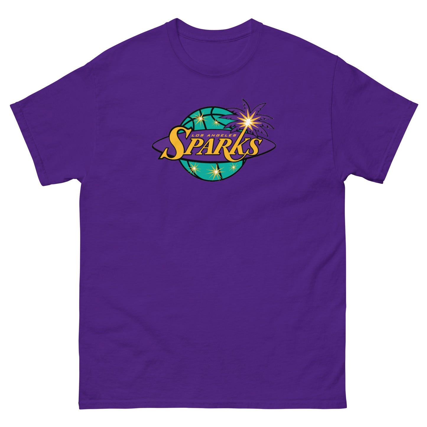 Retro LA Sparks Center Logo Classic Tee