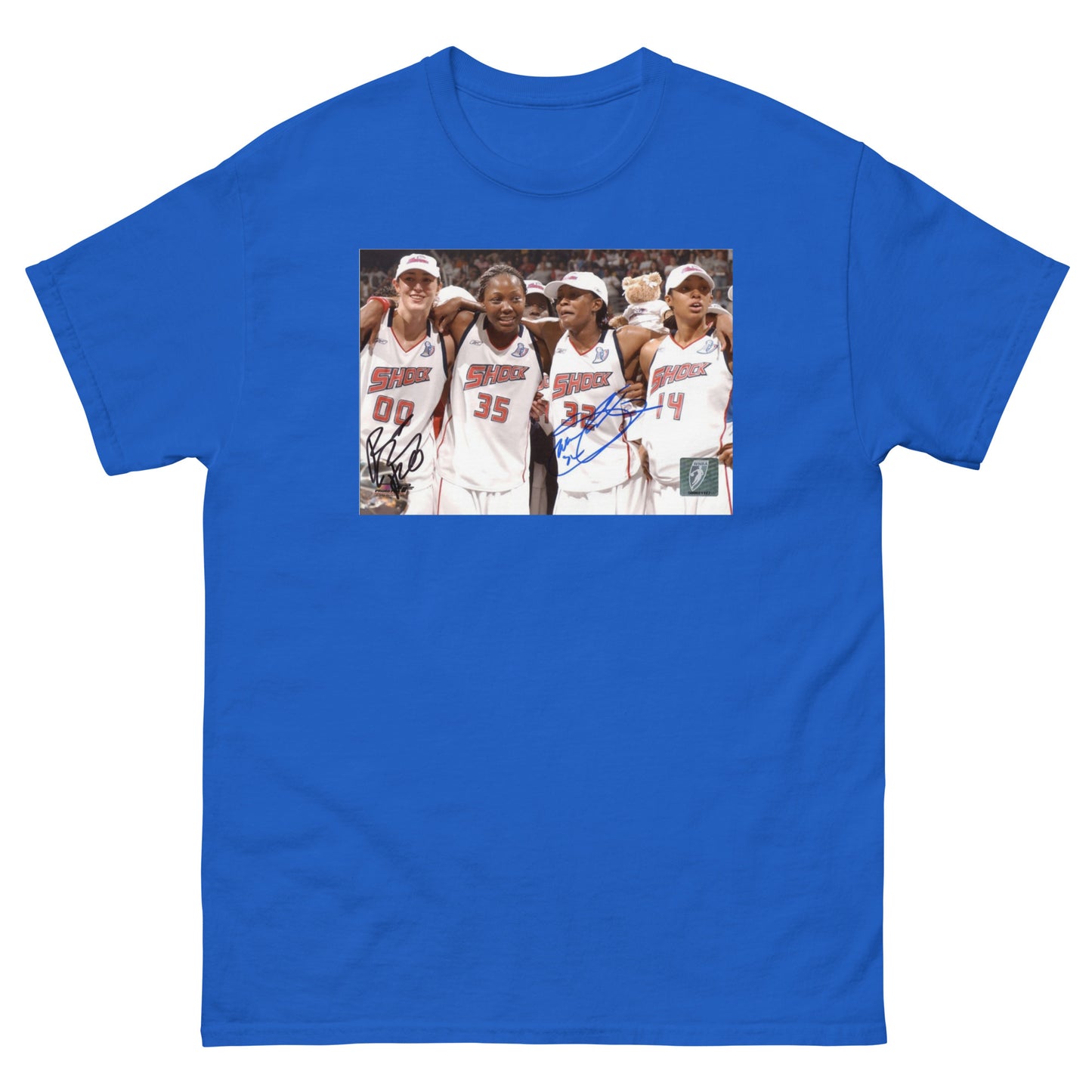 Retro Detroit Shock Autographed Championship Classic Tee