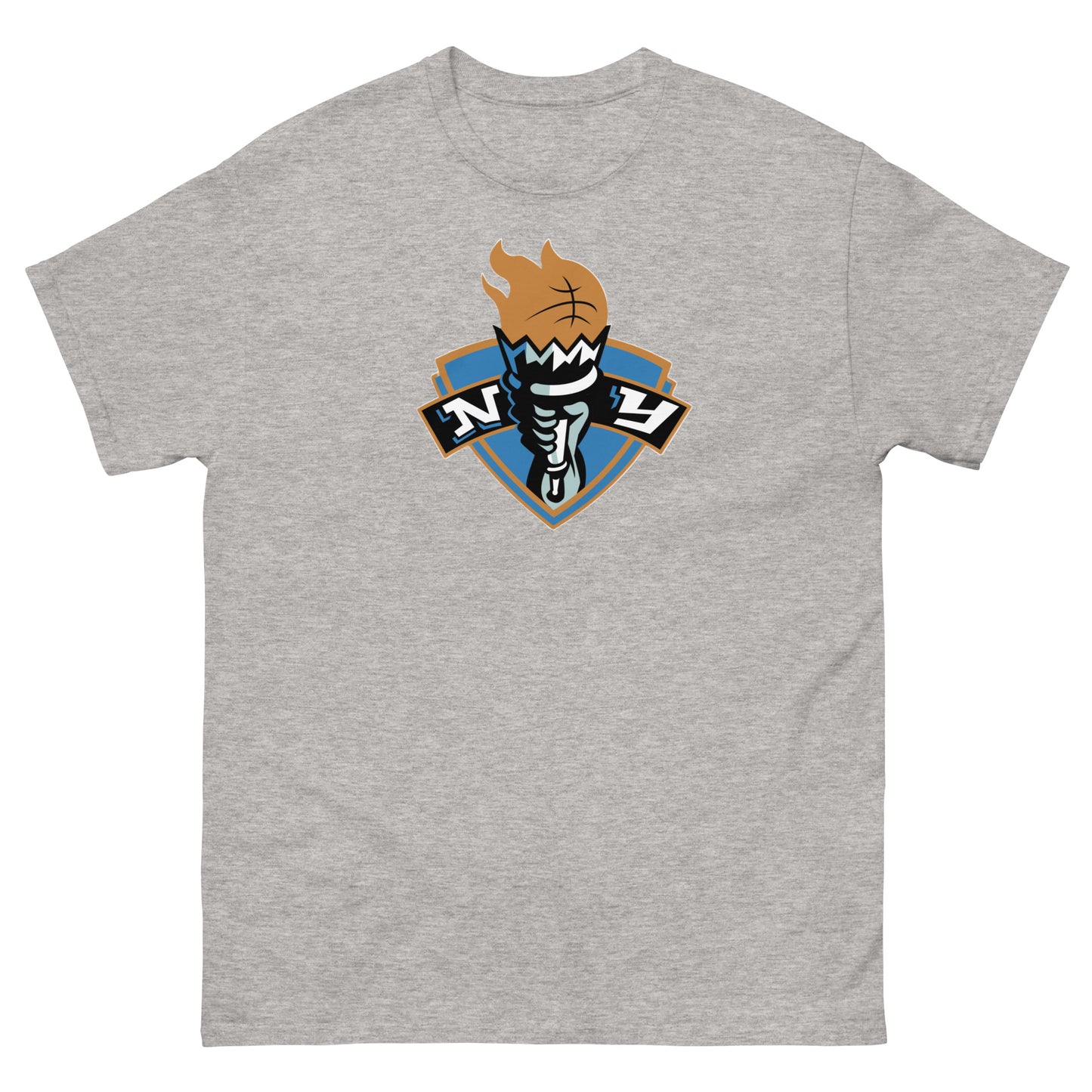 Retro New York Liberty Center Logo V2 Classic Tee