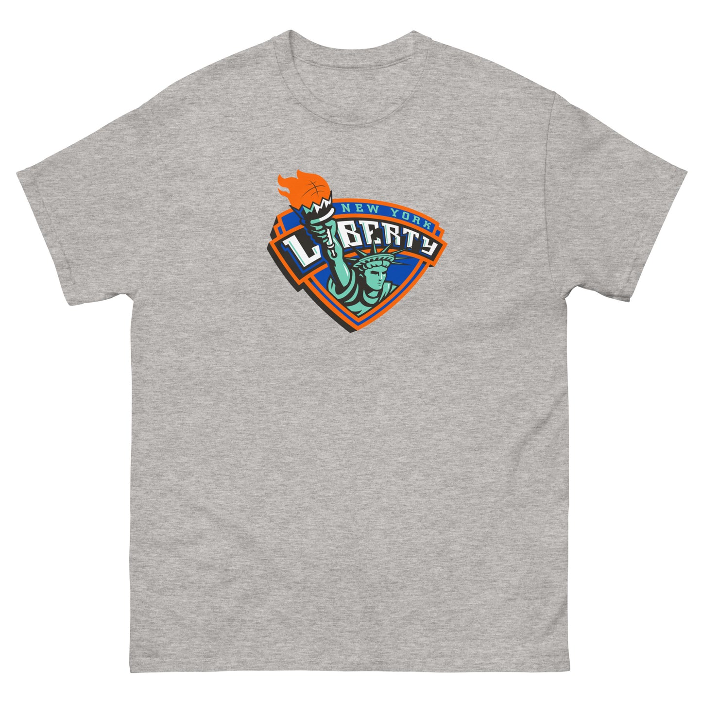 Retro New York Liberty Center Logo Classic Tee