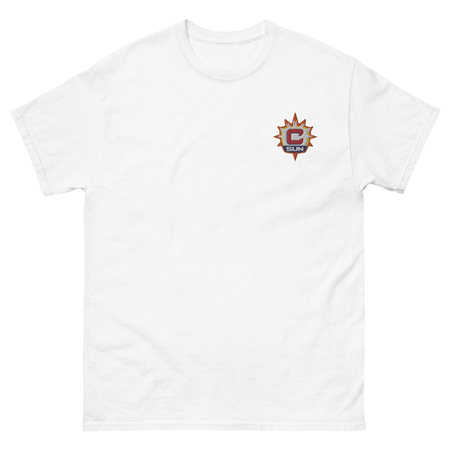 Retro Connecticut Sun Embroidered Classic Tee