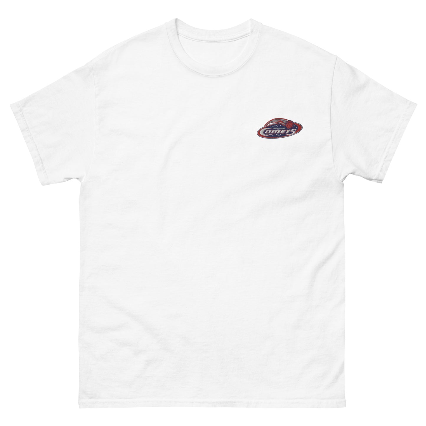 Retro Houston Comets Small Logo Embroidered Tee