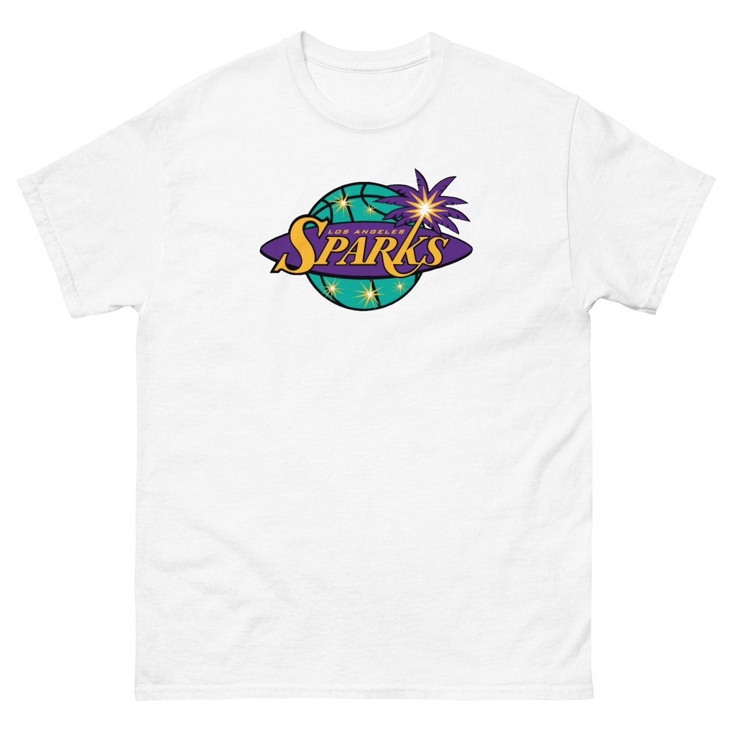 Retro LA Sparks Center Logo Classic Tee
