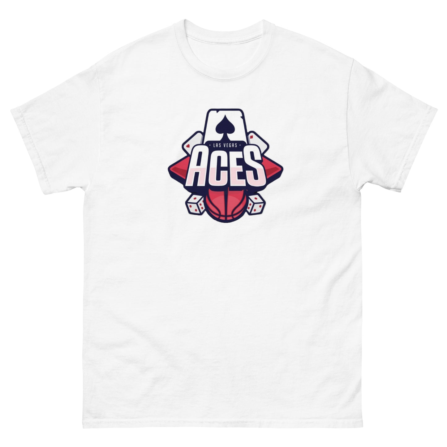 Retro Las Vegas Aces Center Logo Classic Tee