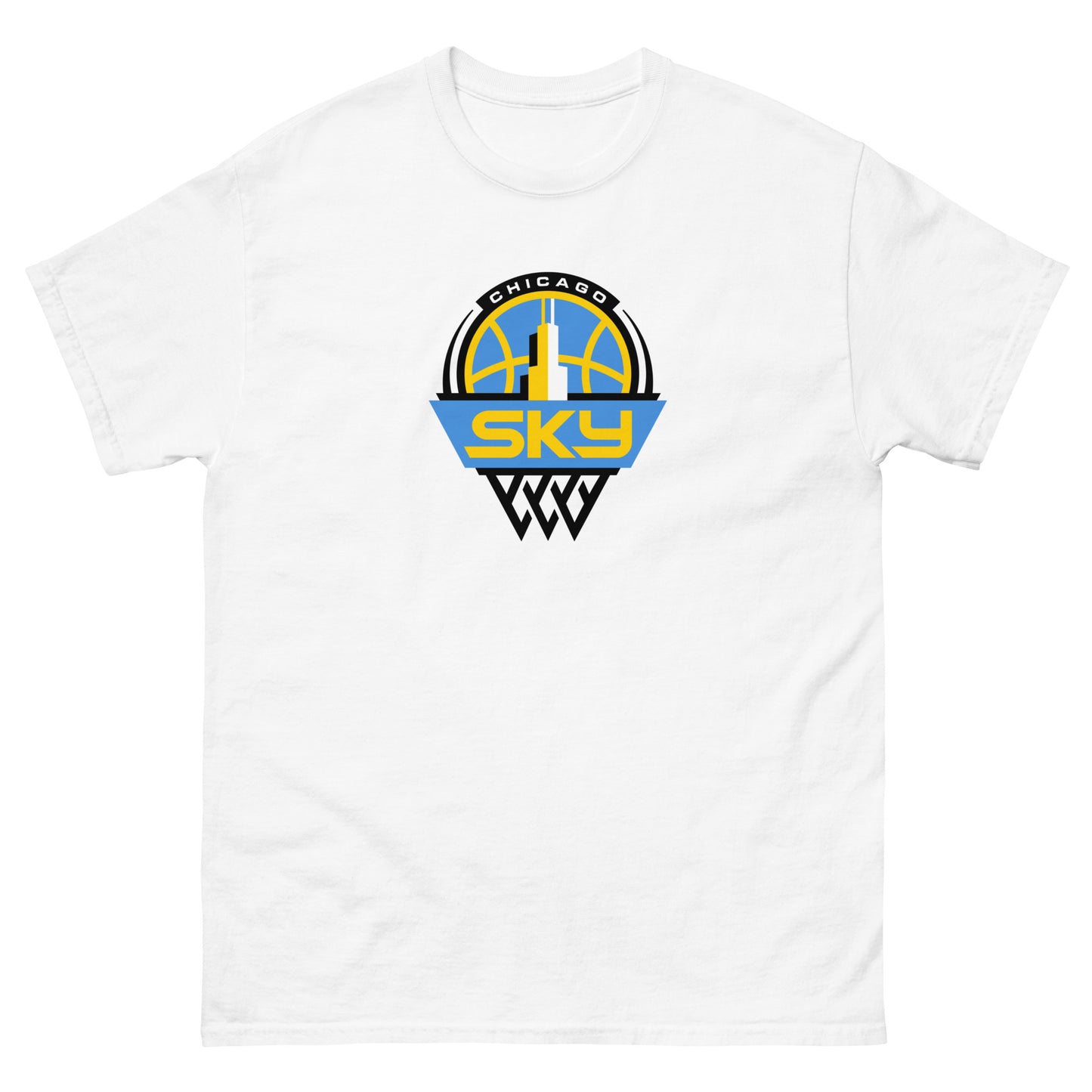 Retro Chicago Sky Center Logo V2 Classic Tee