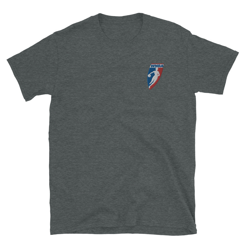 Retro WNBA Logo Softstyle Tee (Embroidered)