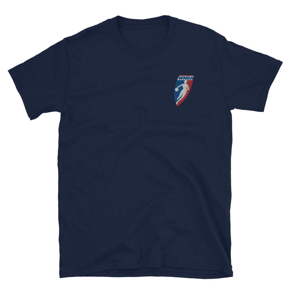 Retro WNBA Logo Softstyle Tee (Embroidered)