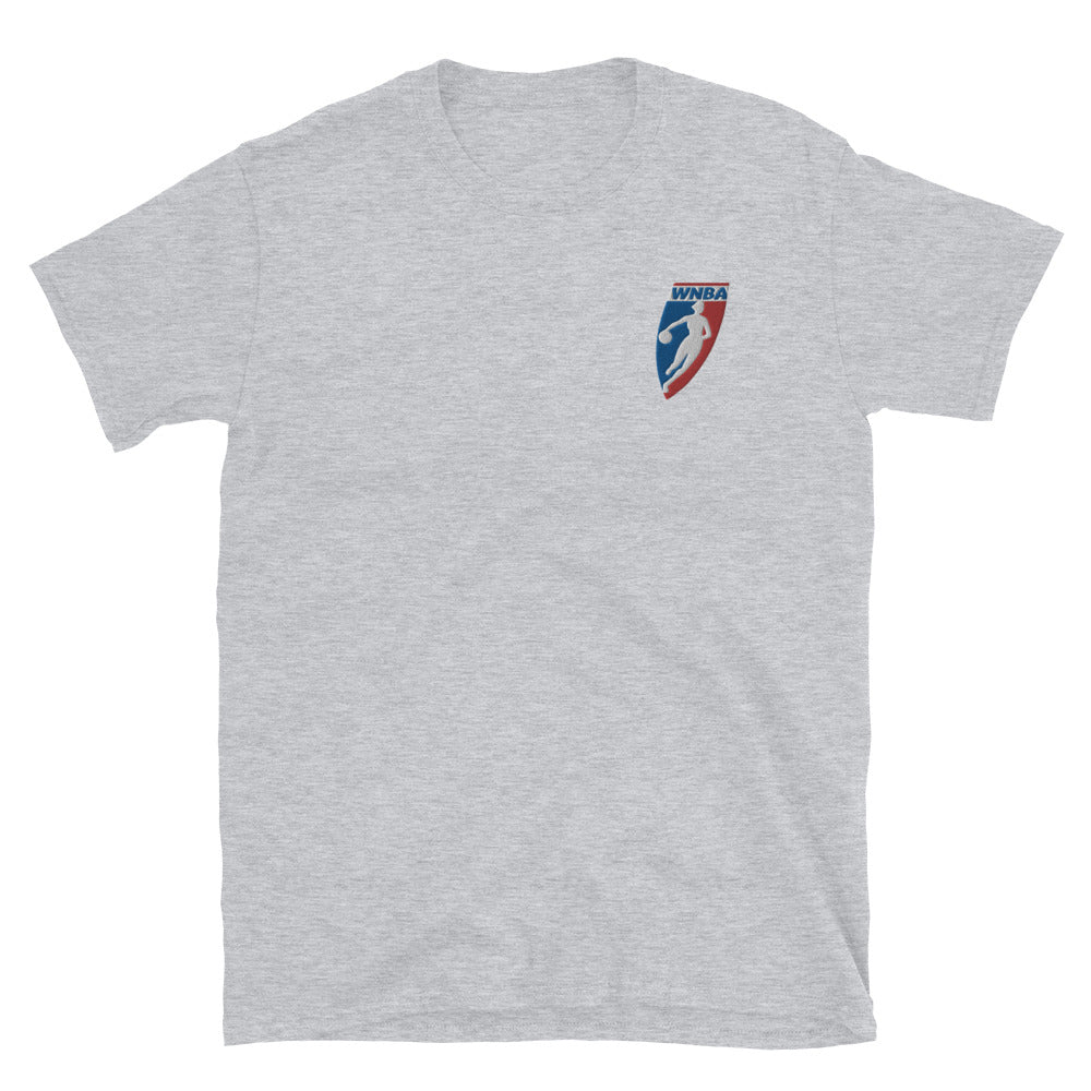 Retro WNBA Logo Softstyle Tee (Embroidered)