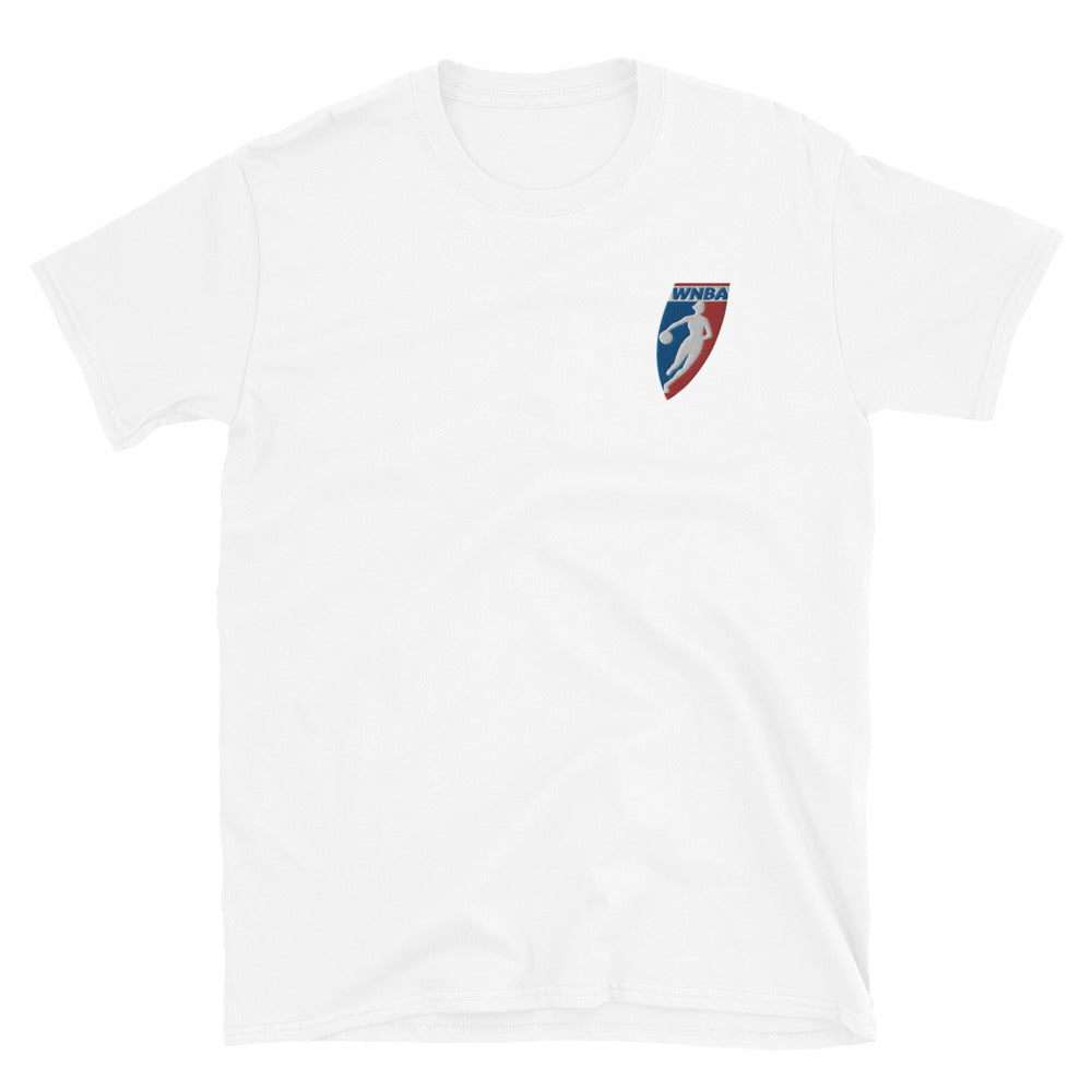 Retro WNBA Logo Softstyle Tee (Embroidered)