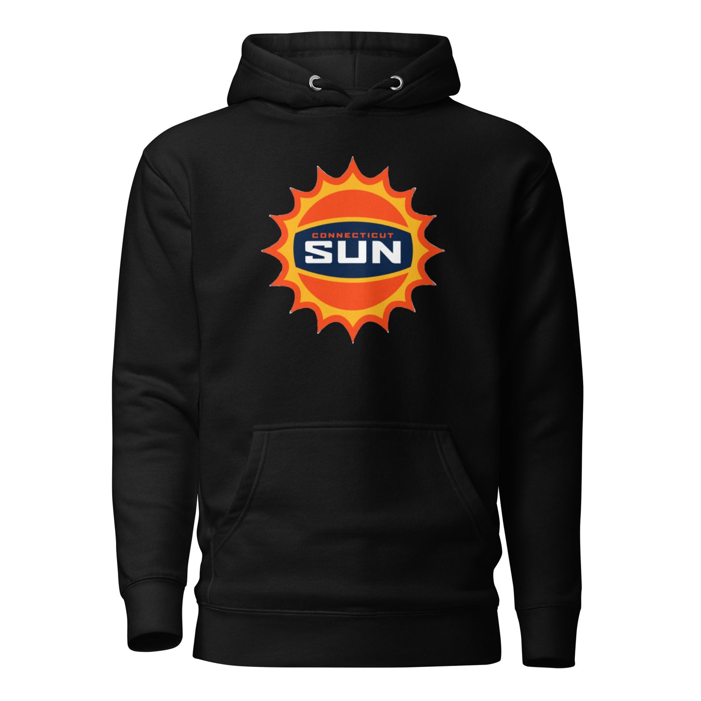 Retro Connecticut Sun Print Hoodie