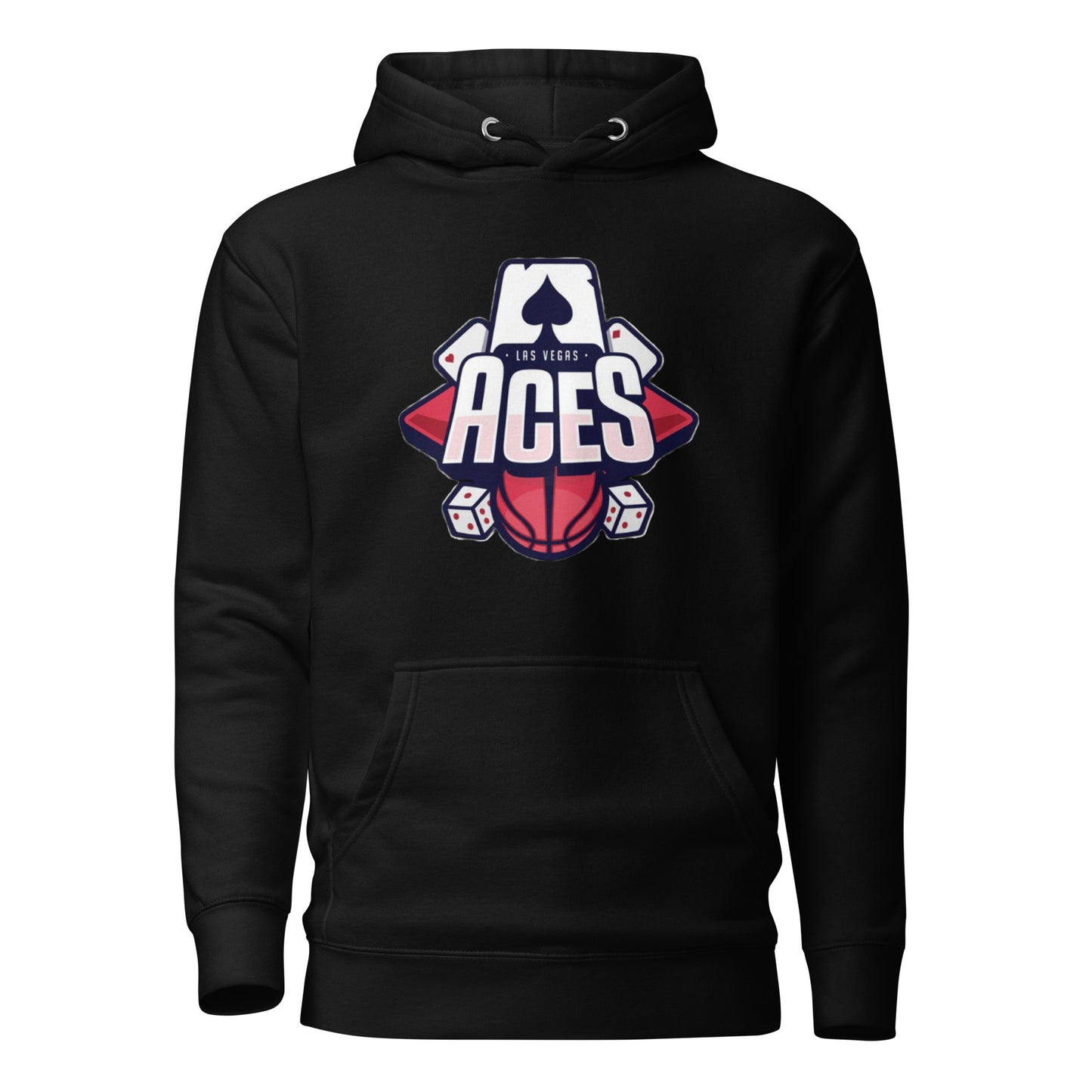 Retro Las Vegas Aces Print Hoodie