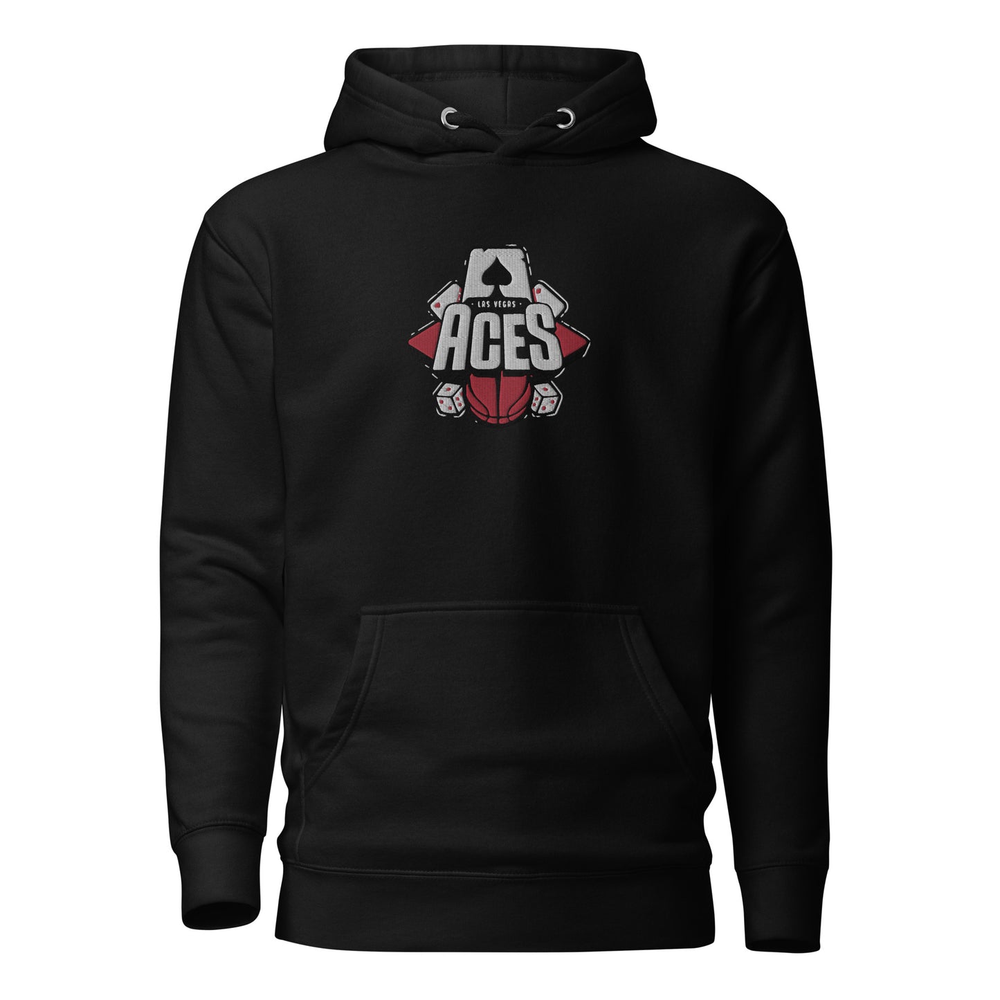 Retro Las Vegas Aces Embroidered Hoodie