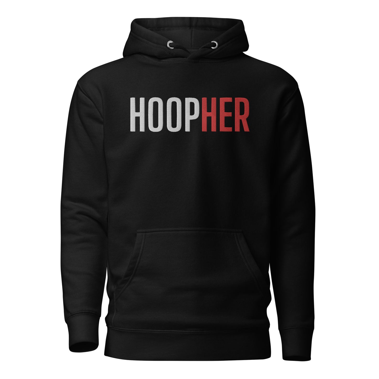 "HOOPHER" Embroidered Hoodie V6