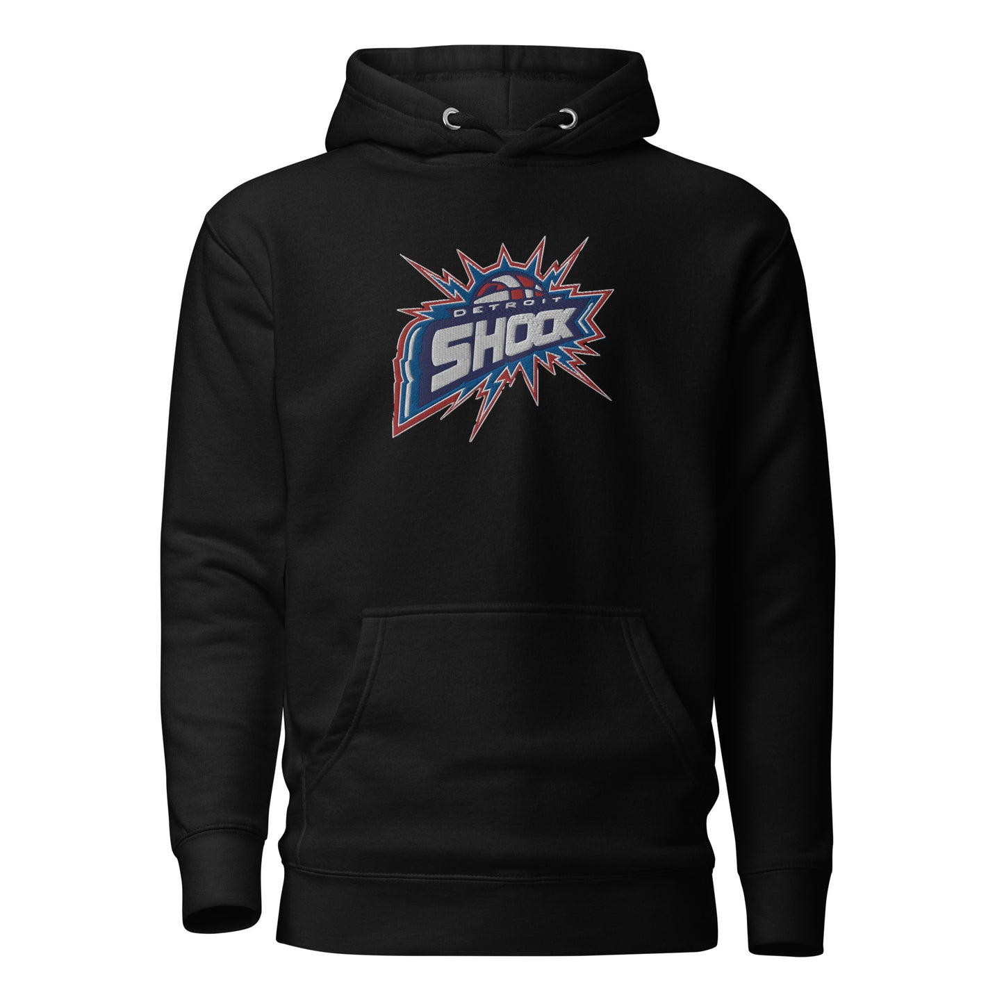 Retro Detroit Shock Embroidered Hoodie