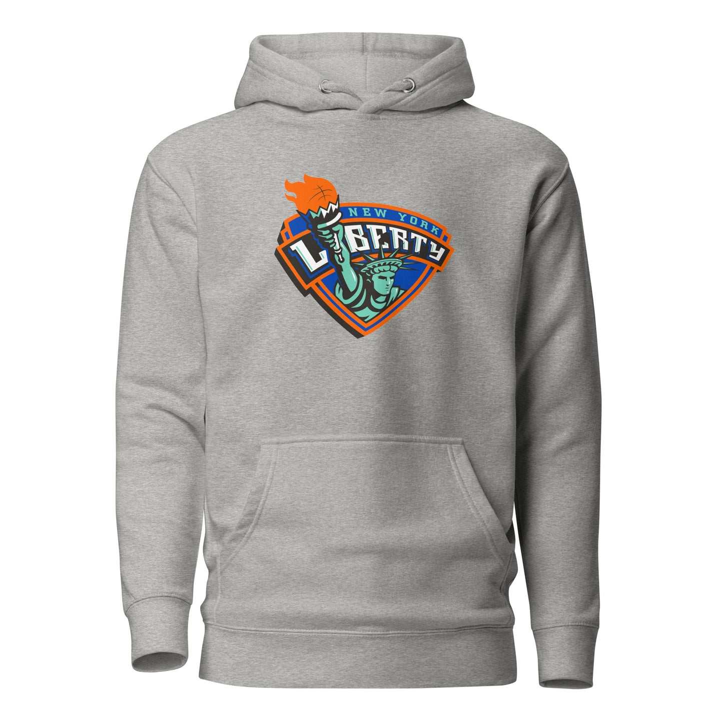 Retro New York Liberty Print Hoodie