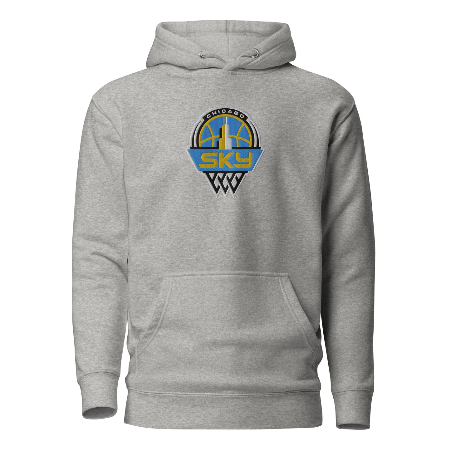 Retro Chicago Sky Embroidered Hoodie V2