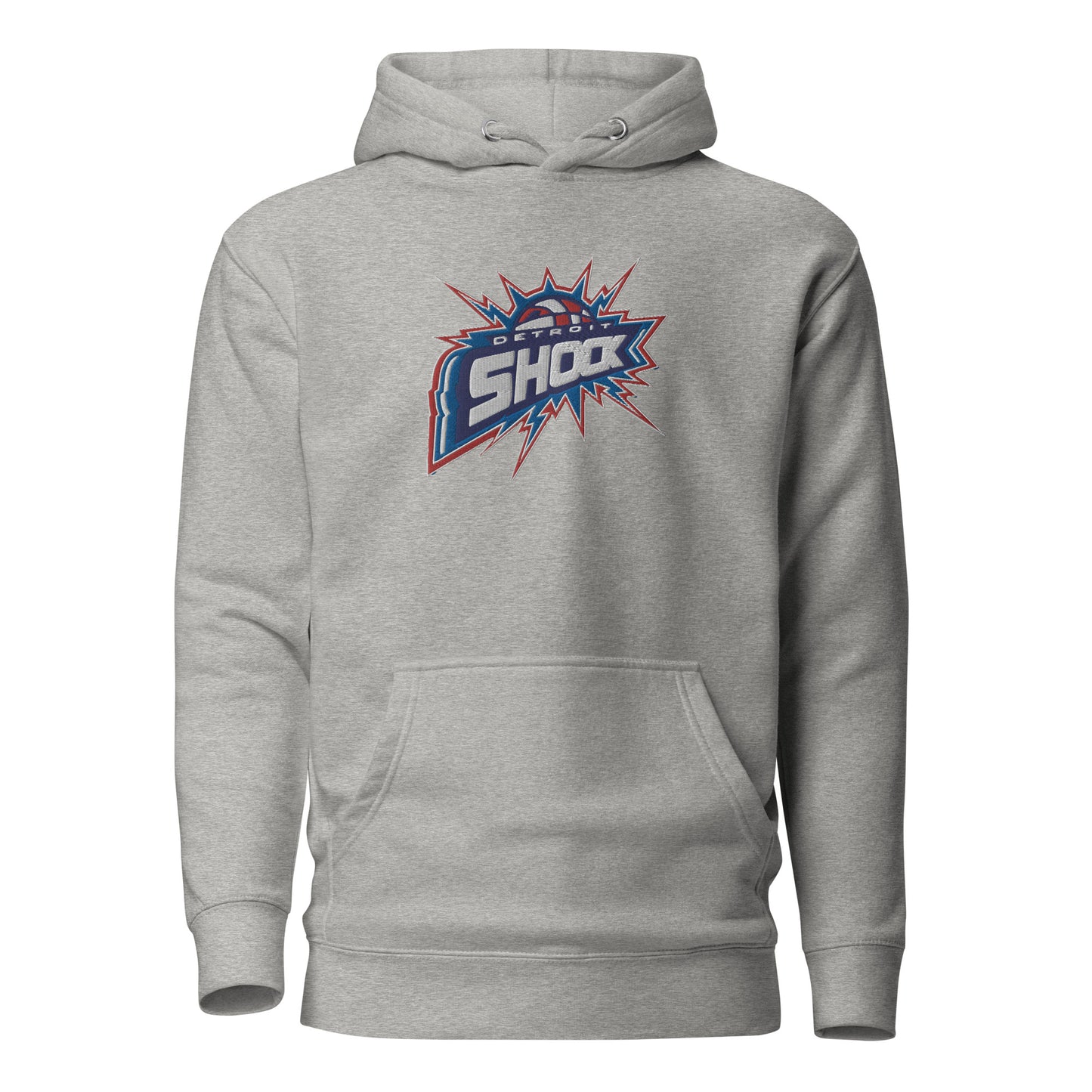 Retro Detroit Shock Embroidered Hoodie