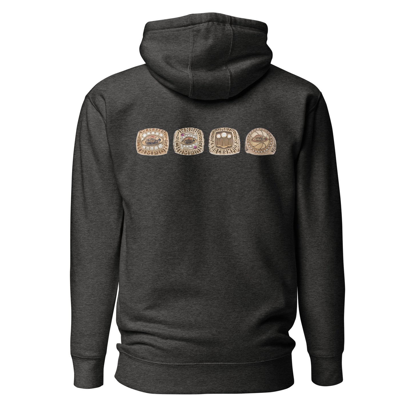 Retro Houston Comets 4x Championship Embroidered Hoodie
