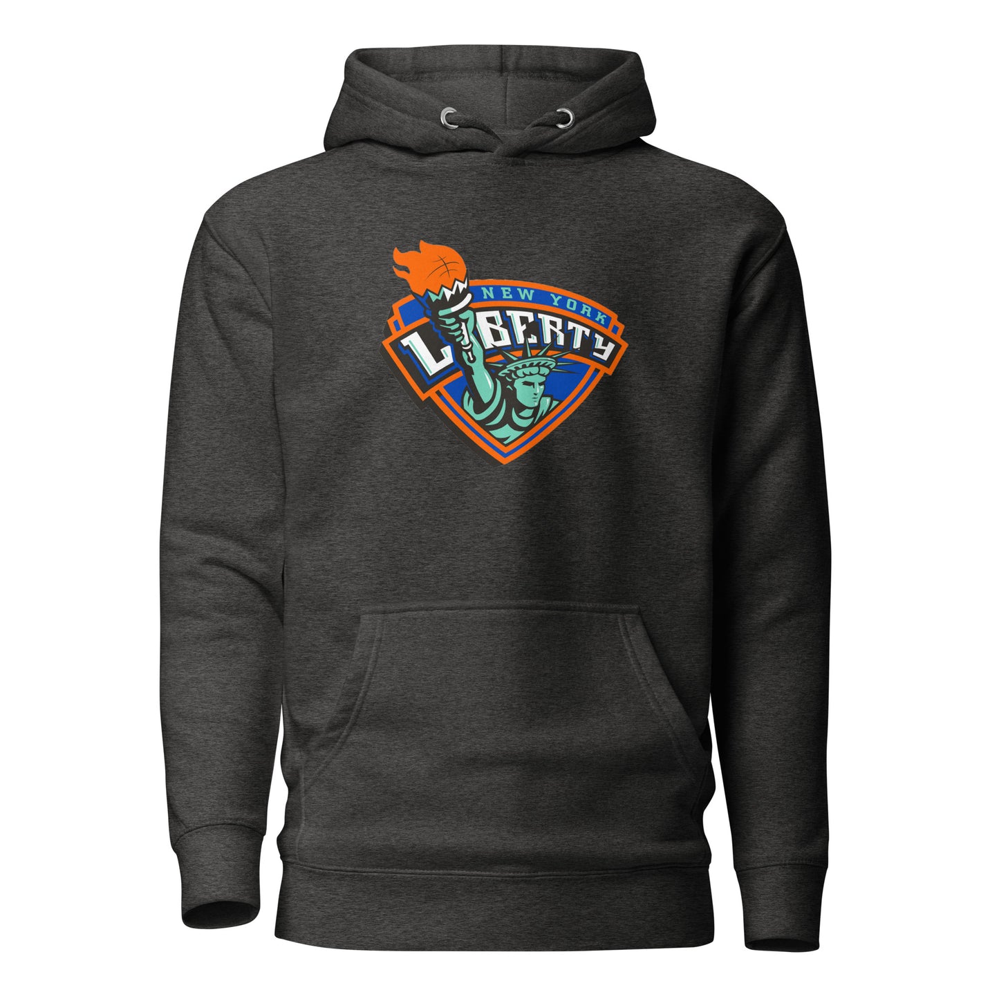 Retro New York Liberty Print Hoodie