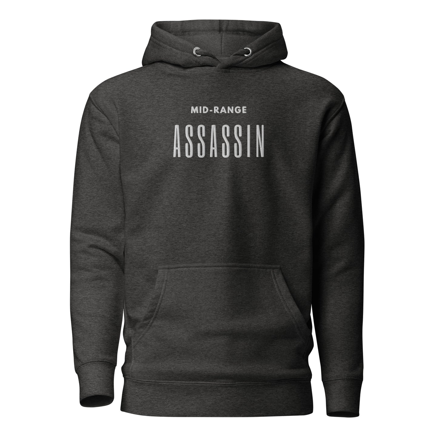 "Mid-Range Assassin" Embroidered Hoodie V2