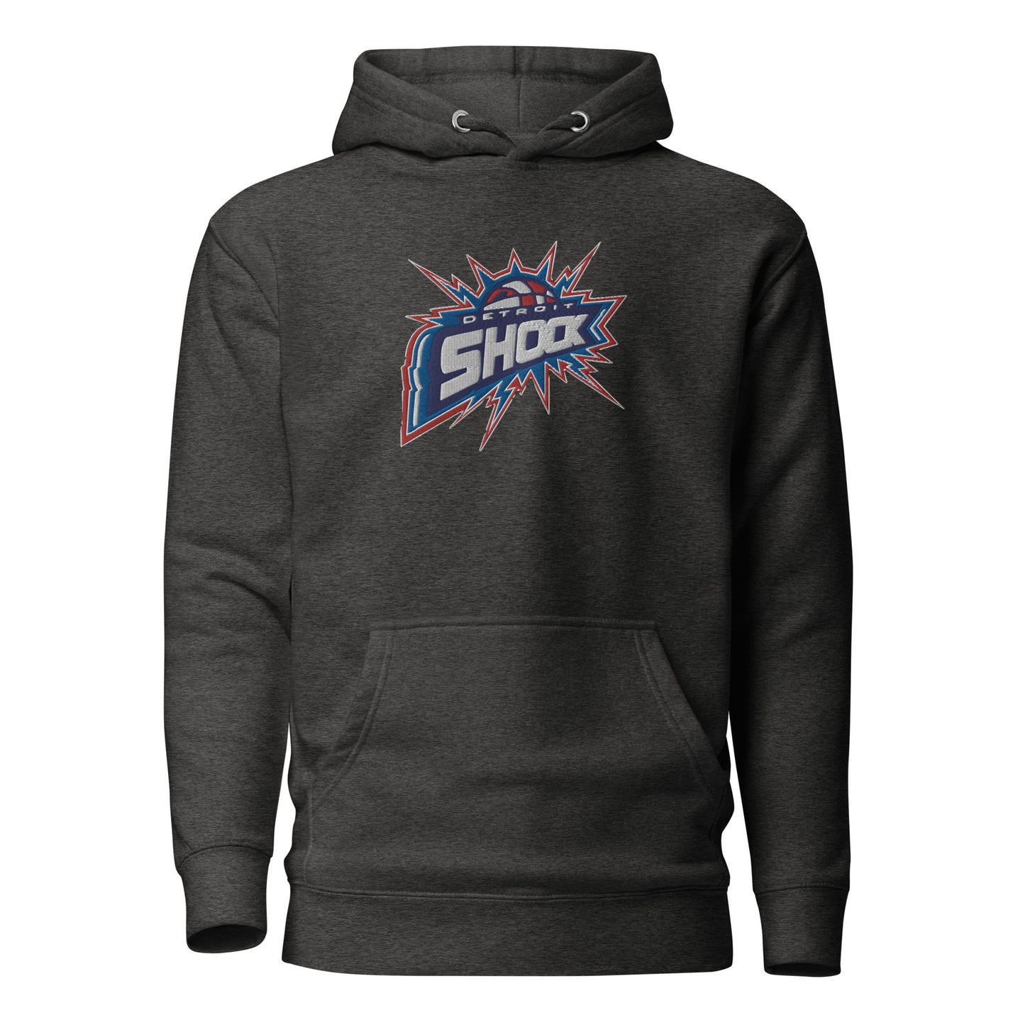 Retro Detroit Shock Embroidered Hoodie