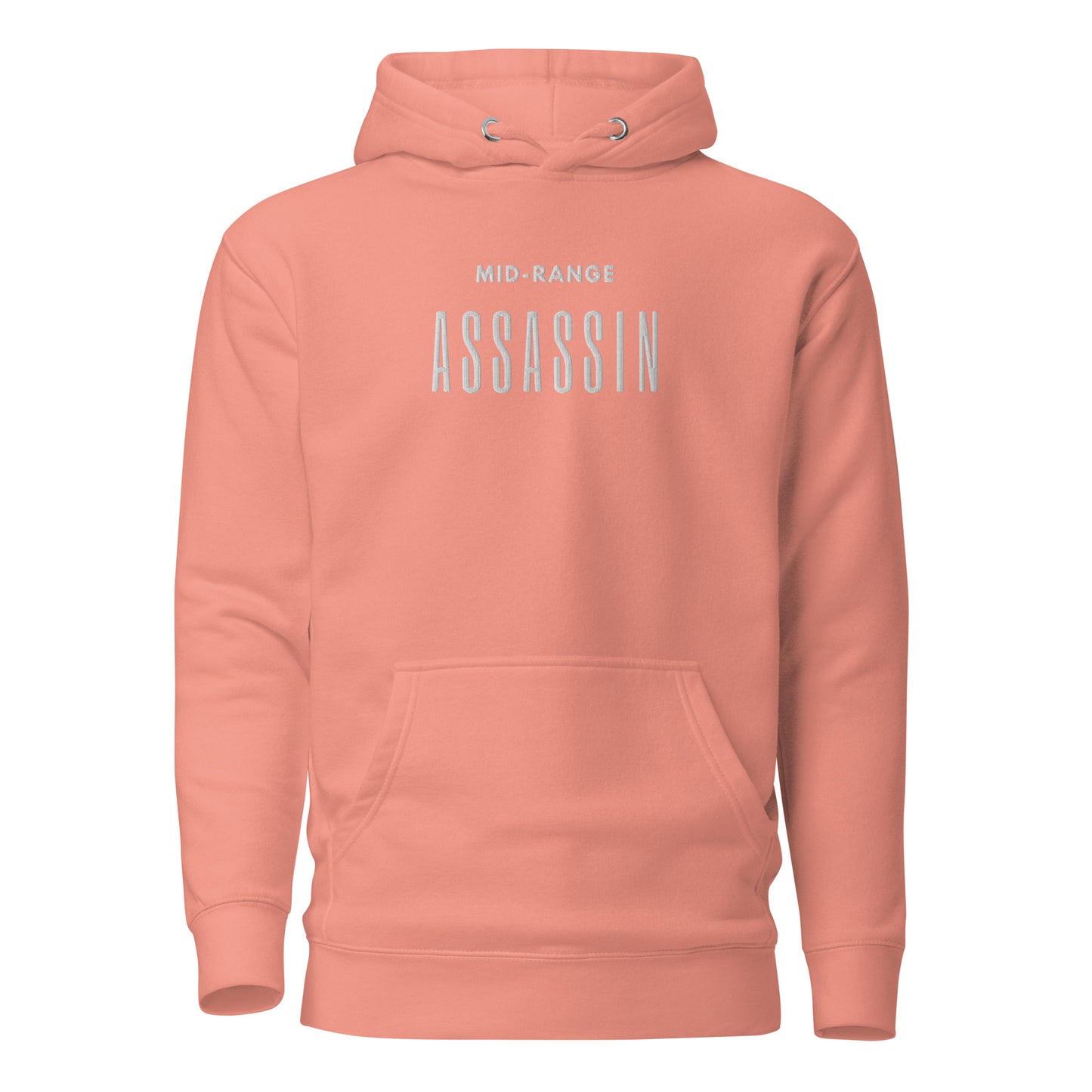 "Mid-Range Assassin" Embroidered Hoodie V2