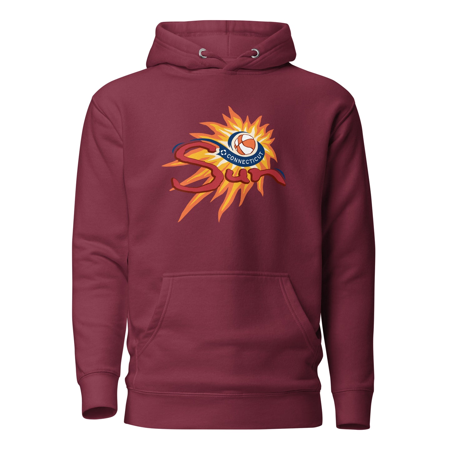 Retro Connecticut Sun Print Hoodie V2