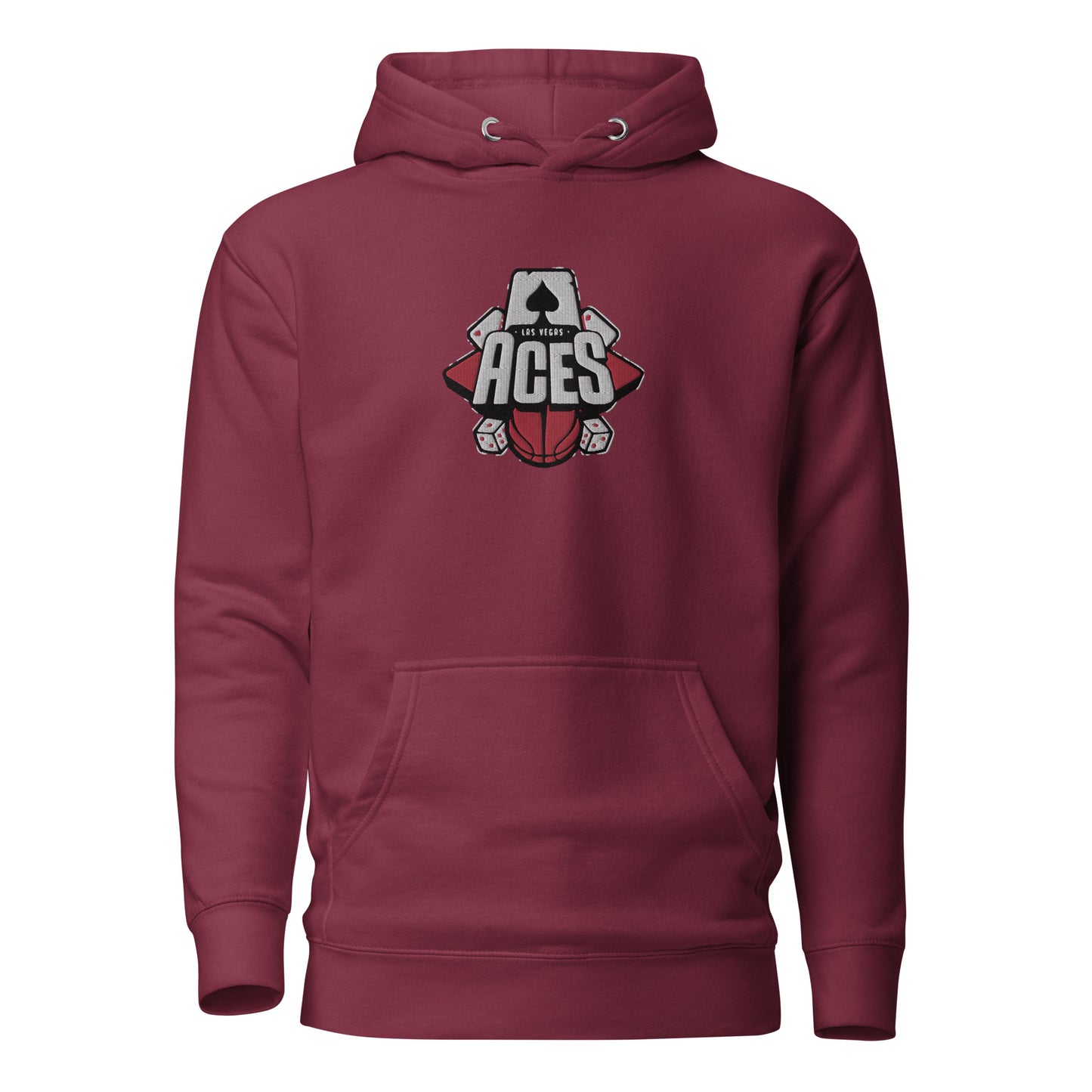 Retro Las Vegas Aces Embroidered Hoodie