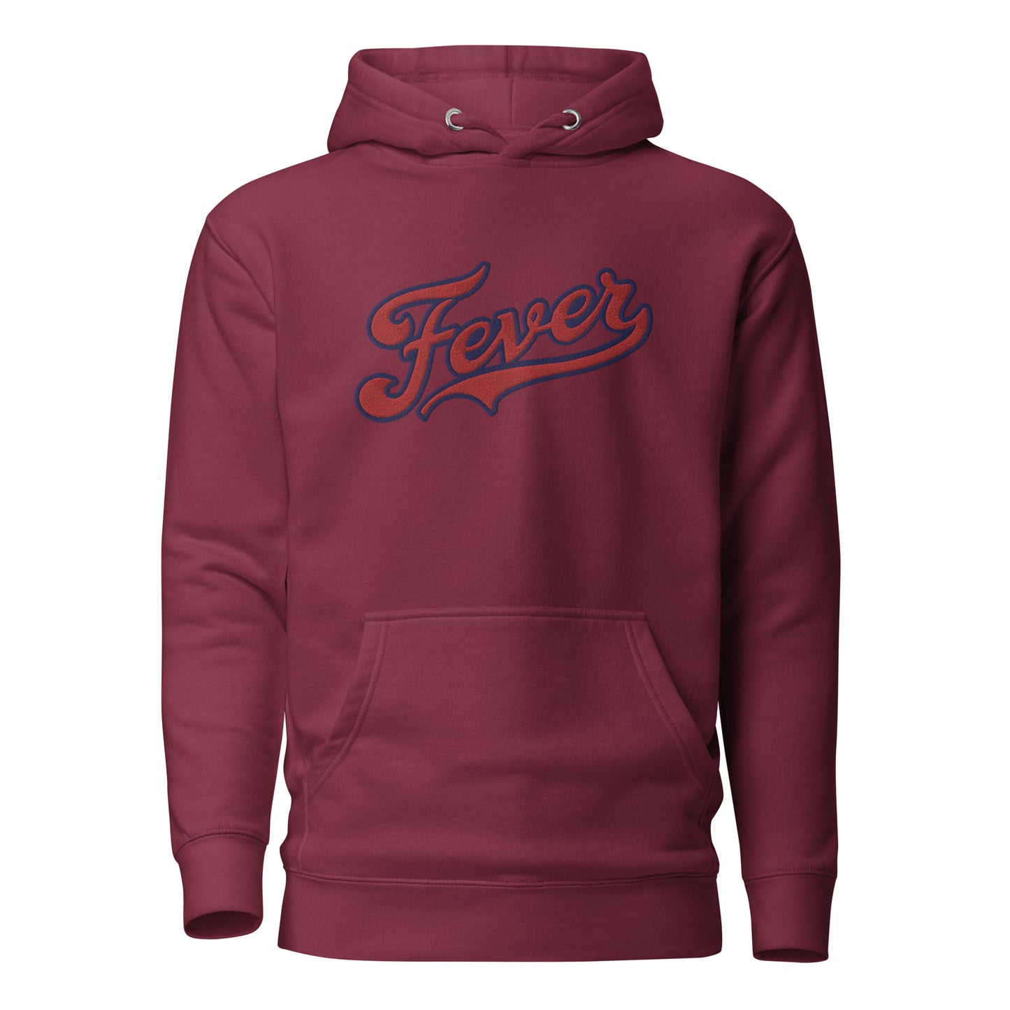 Indiana Fever Calligraphy Embroidered Hoodie